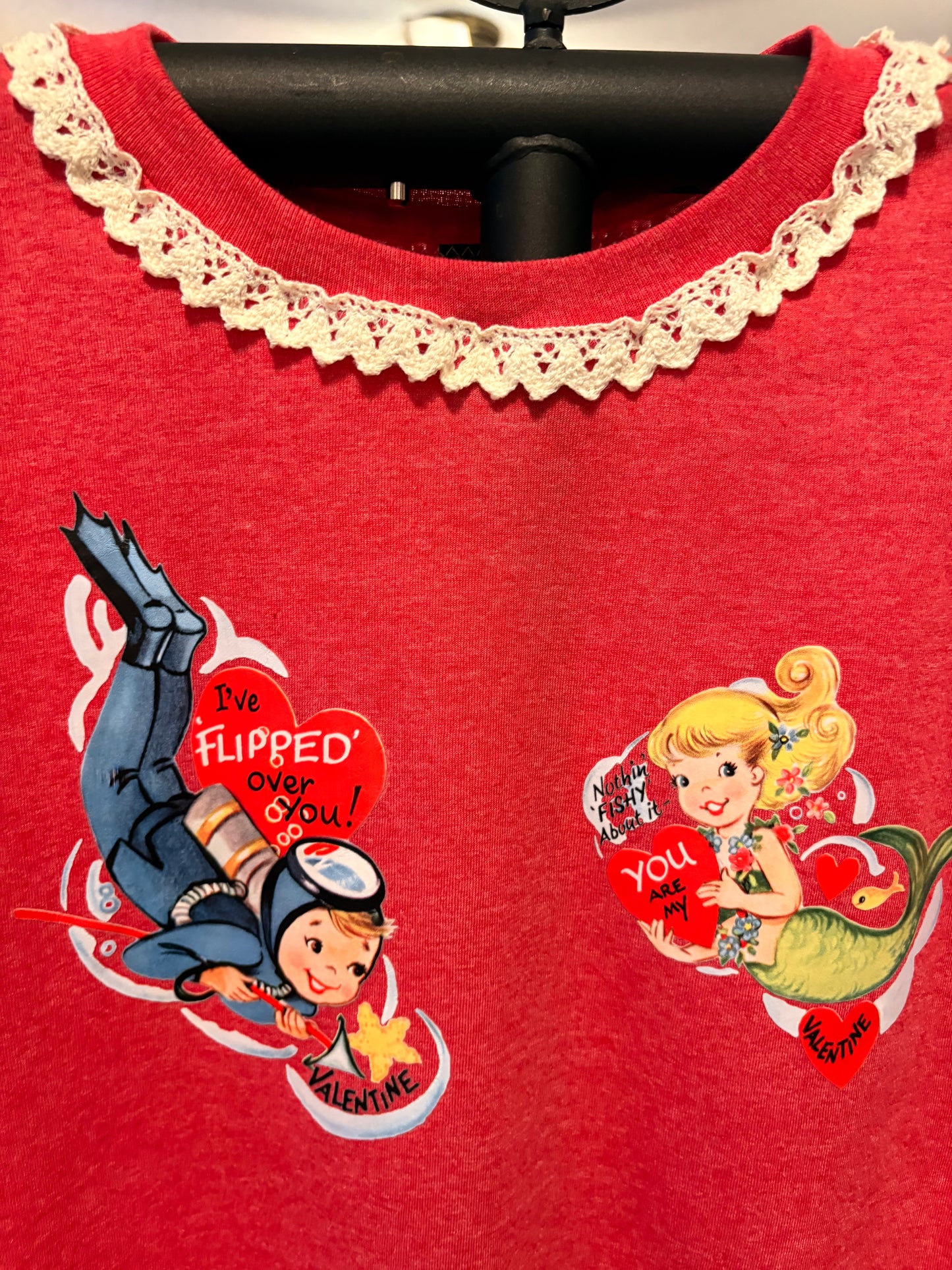 Love Ain’t Fishy “Junk” Tee One Size Fits a Medium to XL