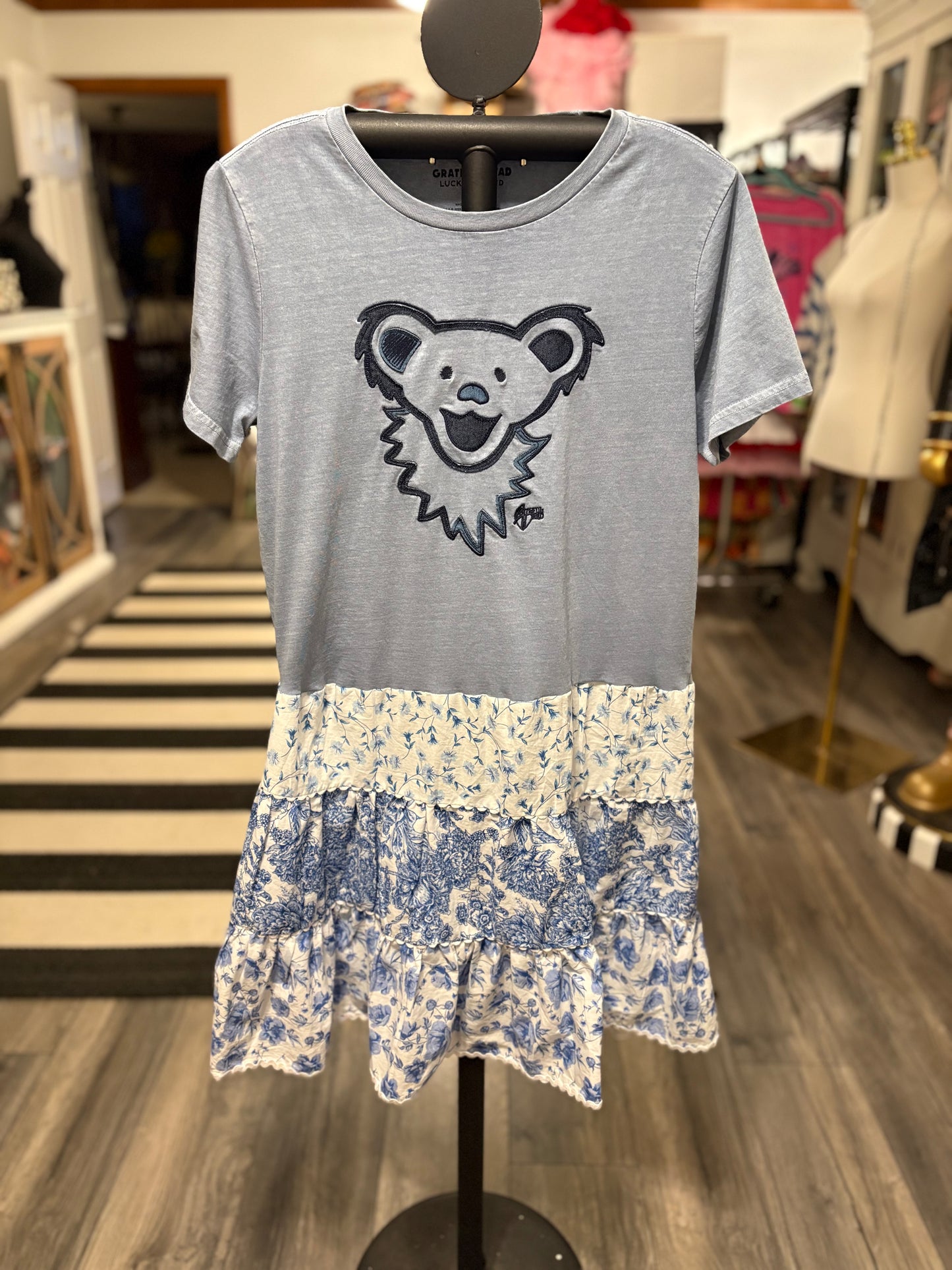 Grateful Dead  Rockstar Ruffle Dress Fits a Small to Large