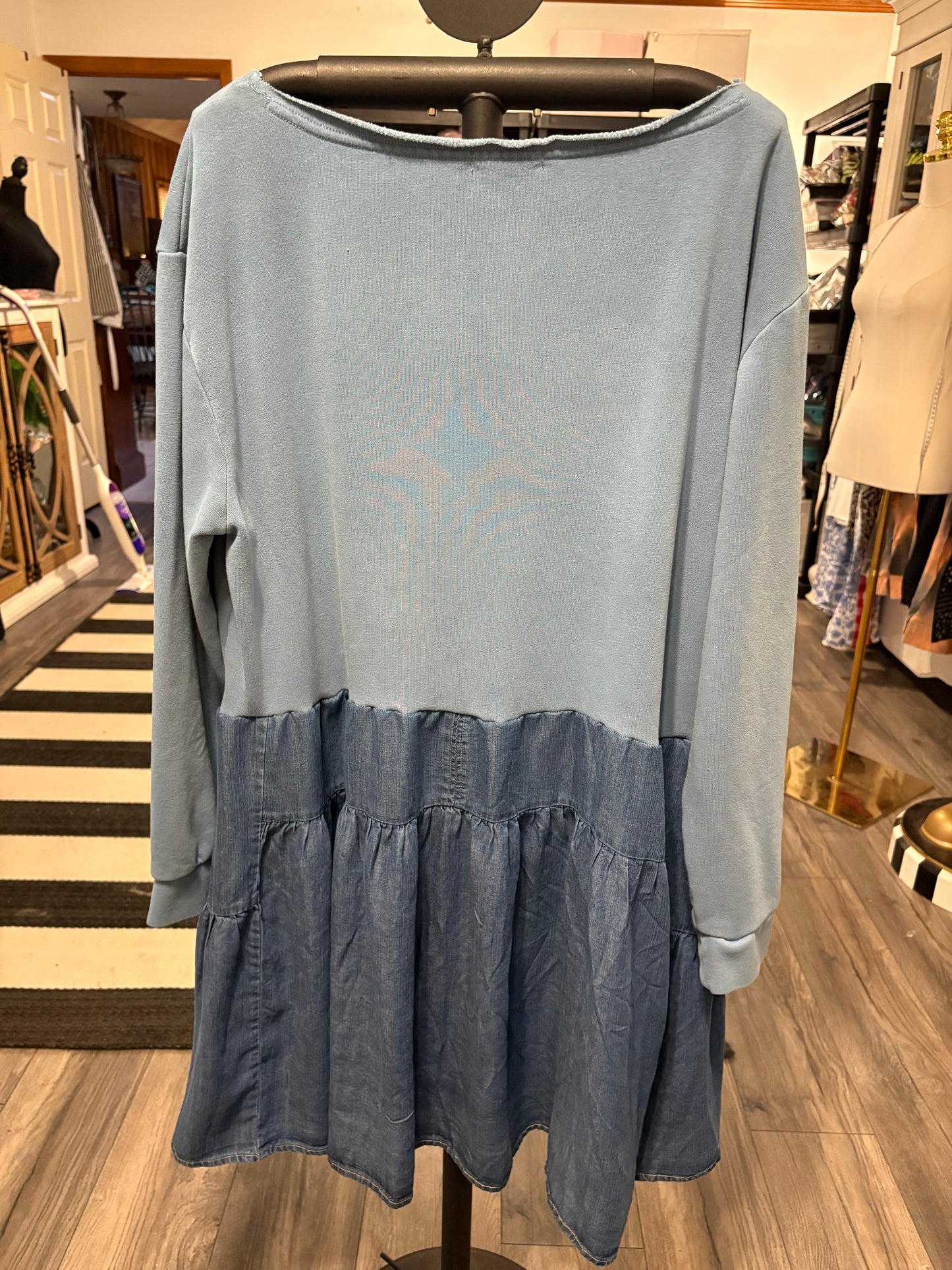 Rock of Ages Rockstar Sweatshirt Dress One Size Fits a Size 6-16