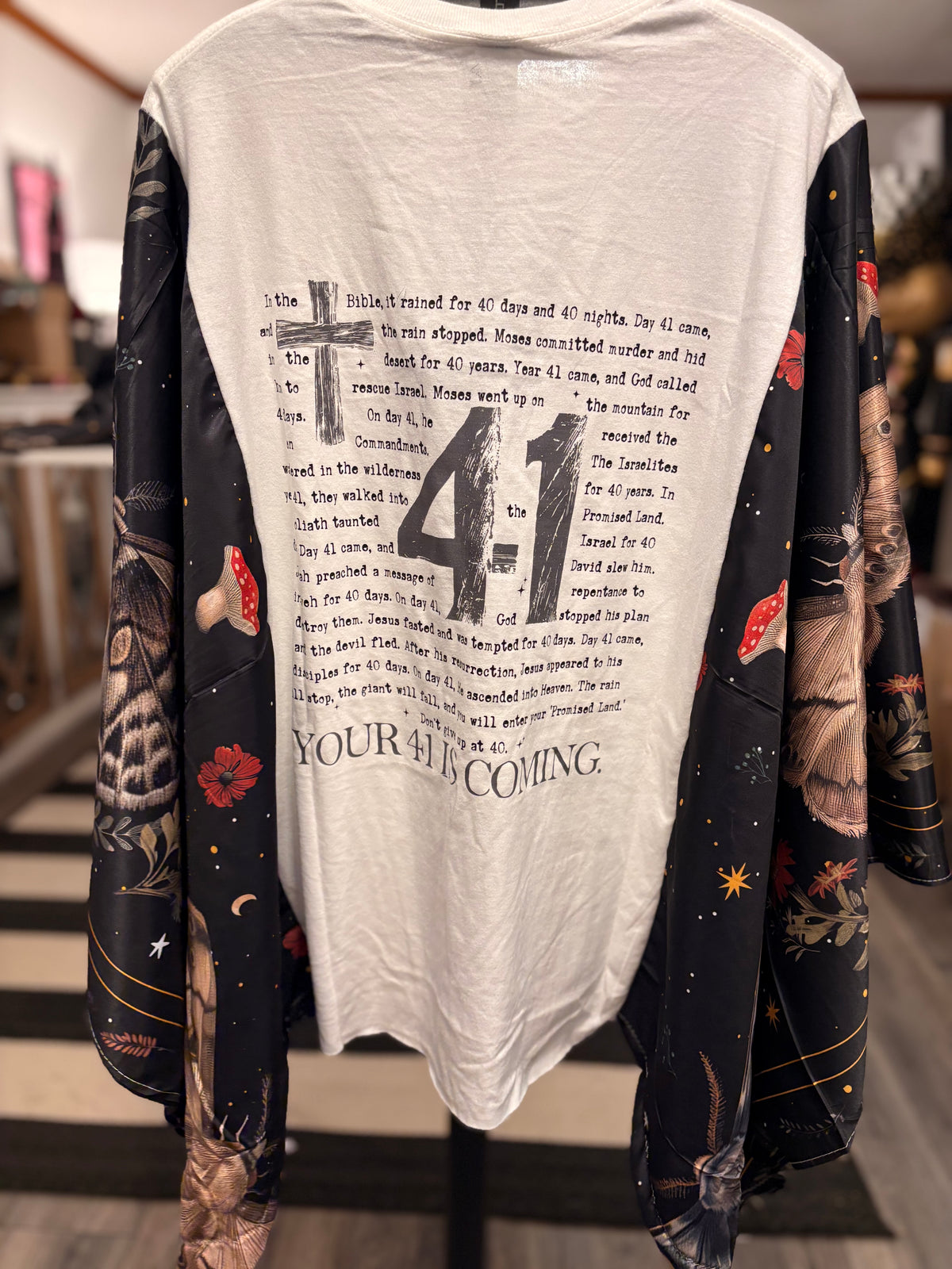 Your 41 Is Coming Poncho One Size fits a Small to XXL