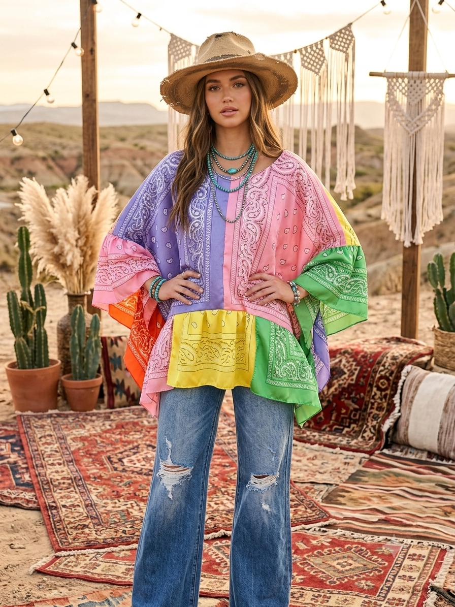 Emily Bandana Top Fits a Small to 2X