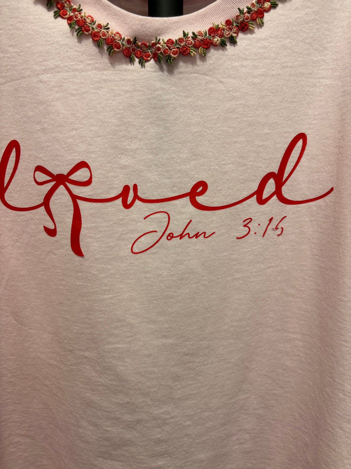 Loved Pretty Little Tee One Size Fits a Large to XL