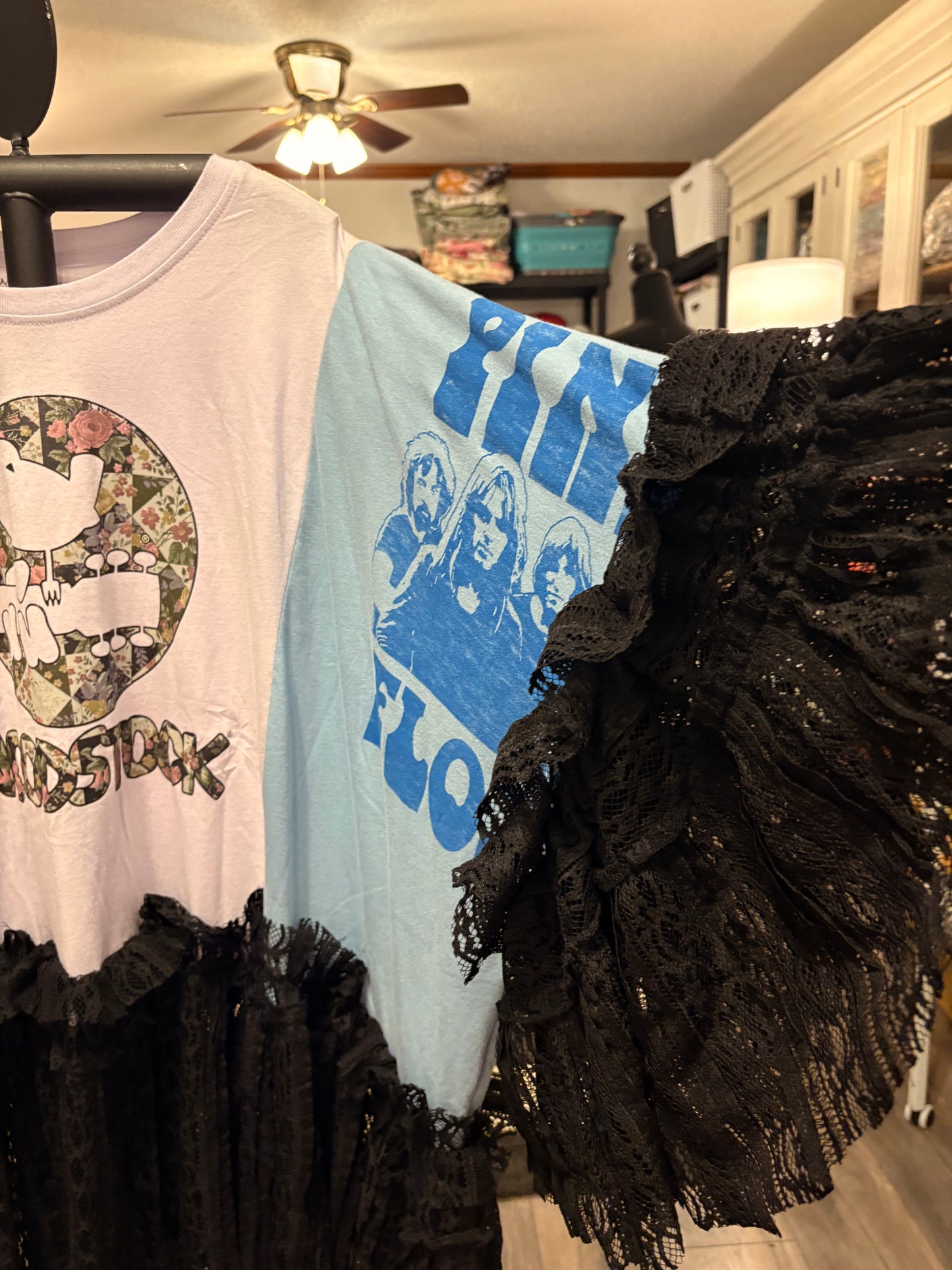 The Festival Upcycled Rockstar Fairytale Top One Size Fits a Small to 3X Super Oversized!