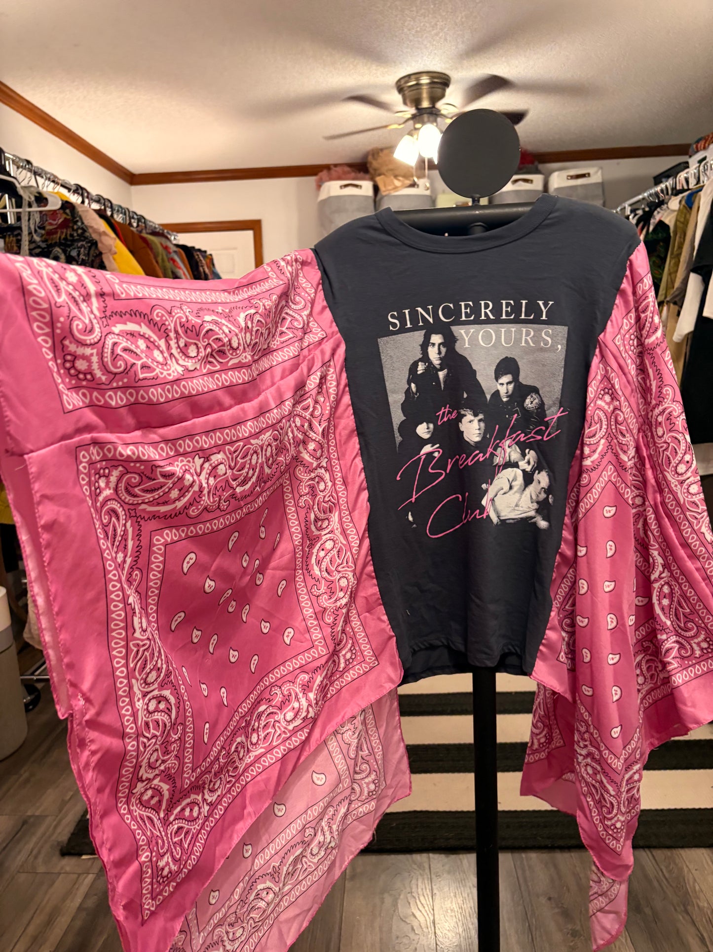 Breakfast Club Bandana Poncho Tee Fits a Small to 2X