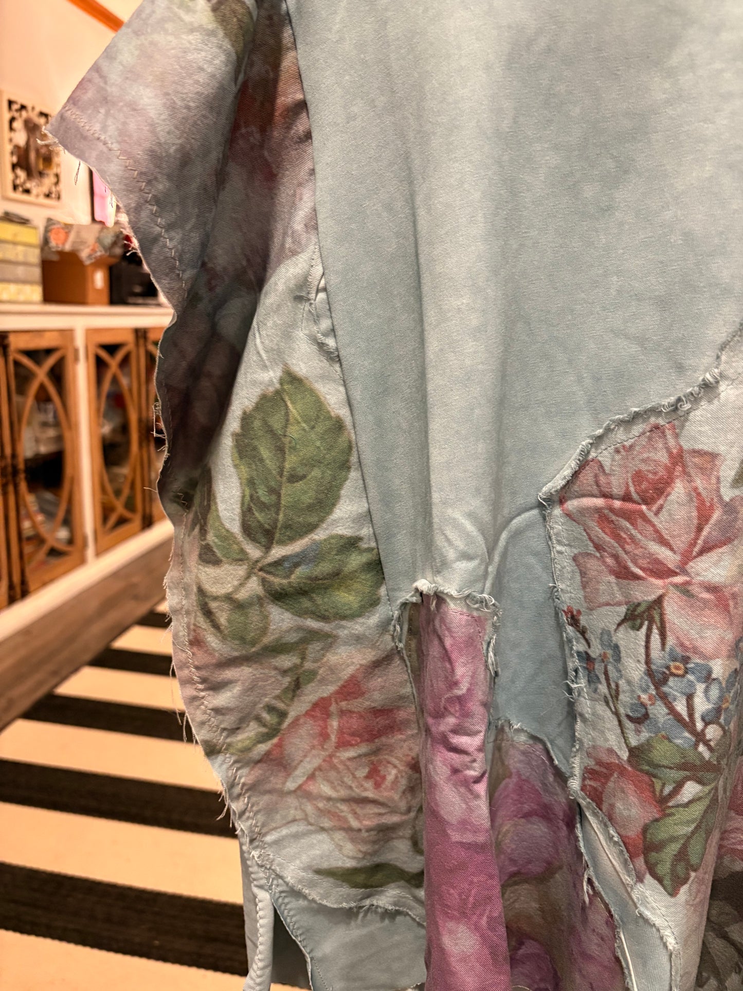 Butterfly Refashioned Poncho One Size Fits a Small to XL