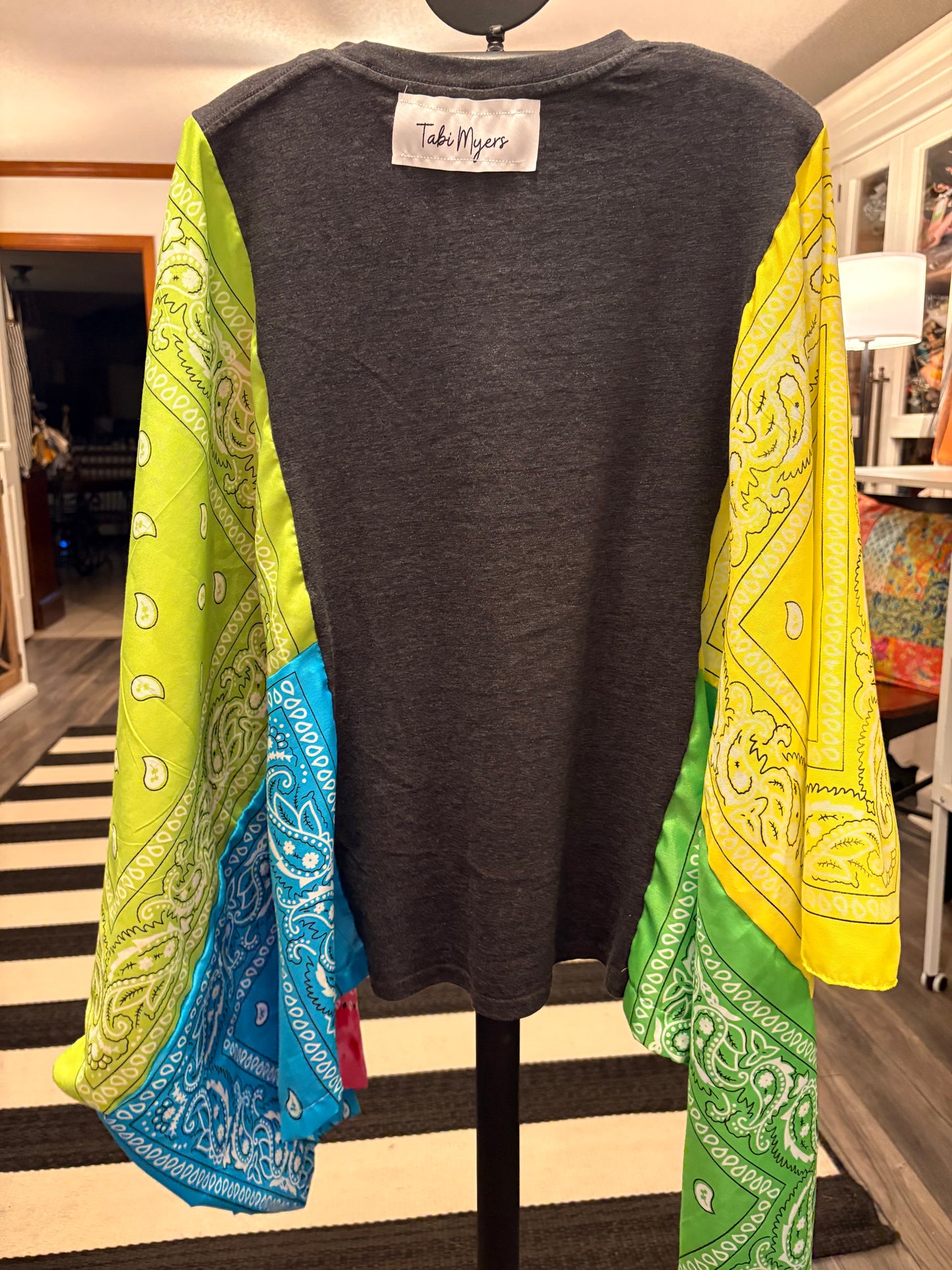 You’re Smashing Bandana Poncho Tee Fits a Small to Large