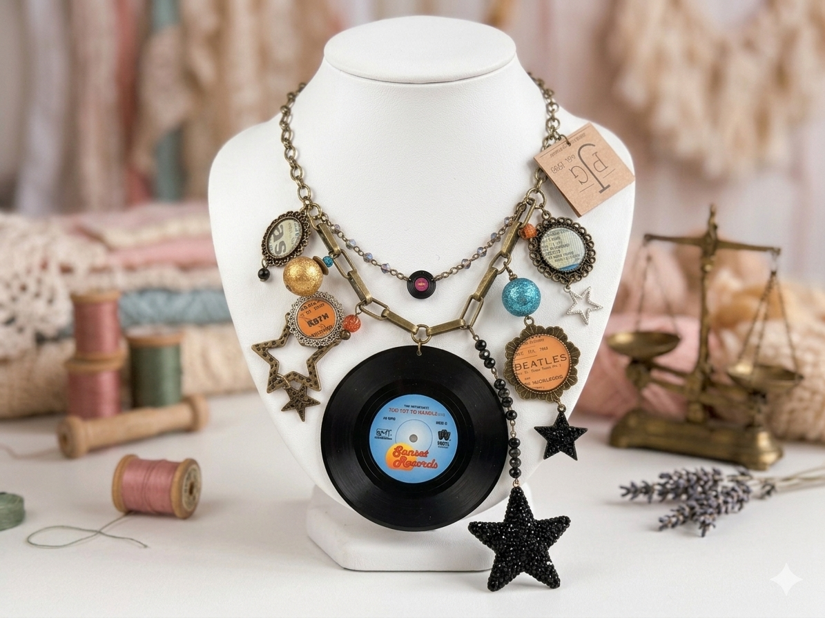 Rocking The Greatest Hits Charm'd Necklace