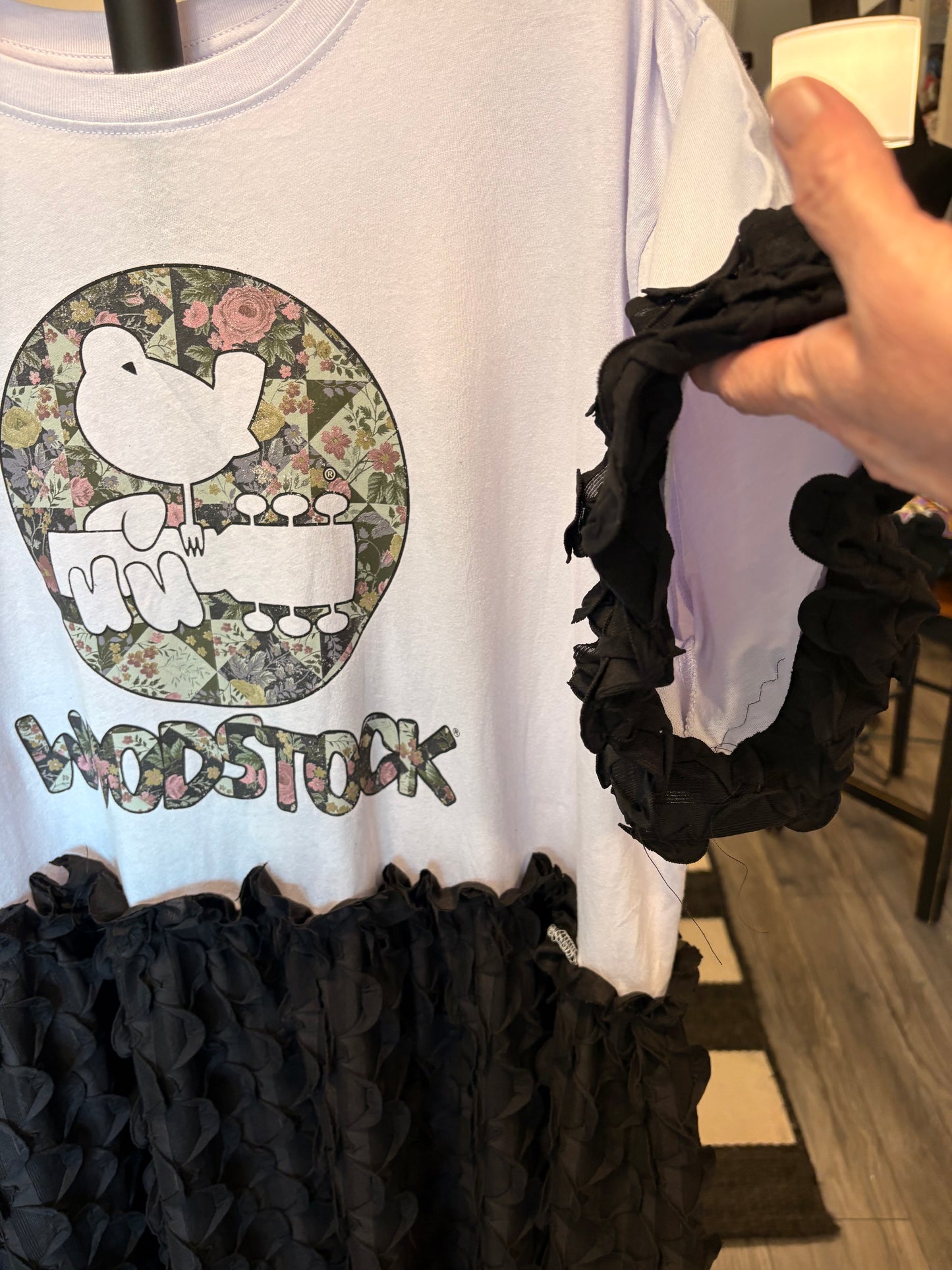 Woodstock Upcycled Rockstar Fairytale Dress One Size Fits an XL to 3X Oversized!