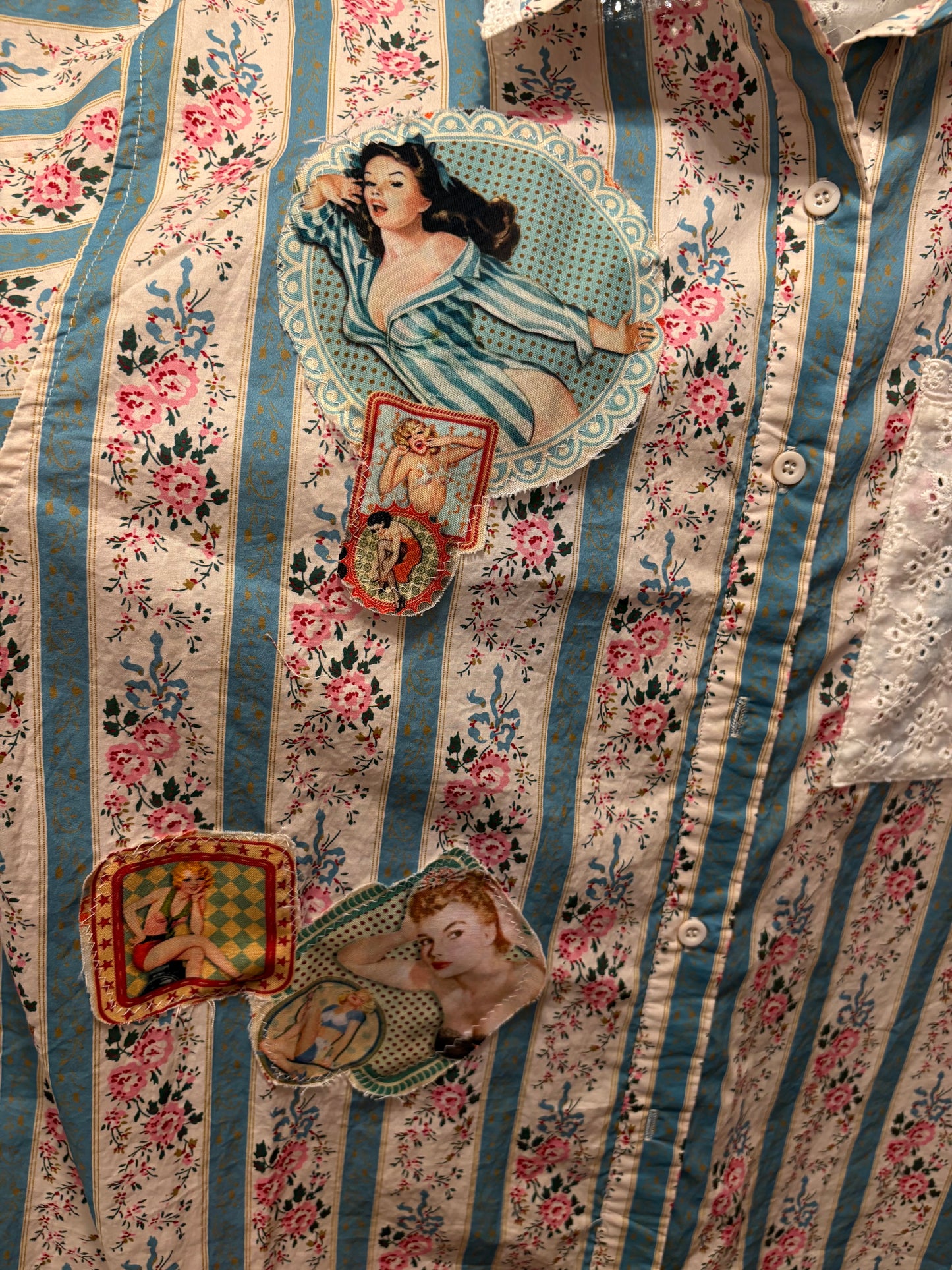 Pin Up Prairie Top One Size Fits a Small to XL