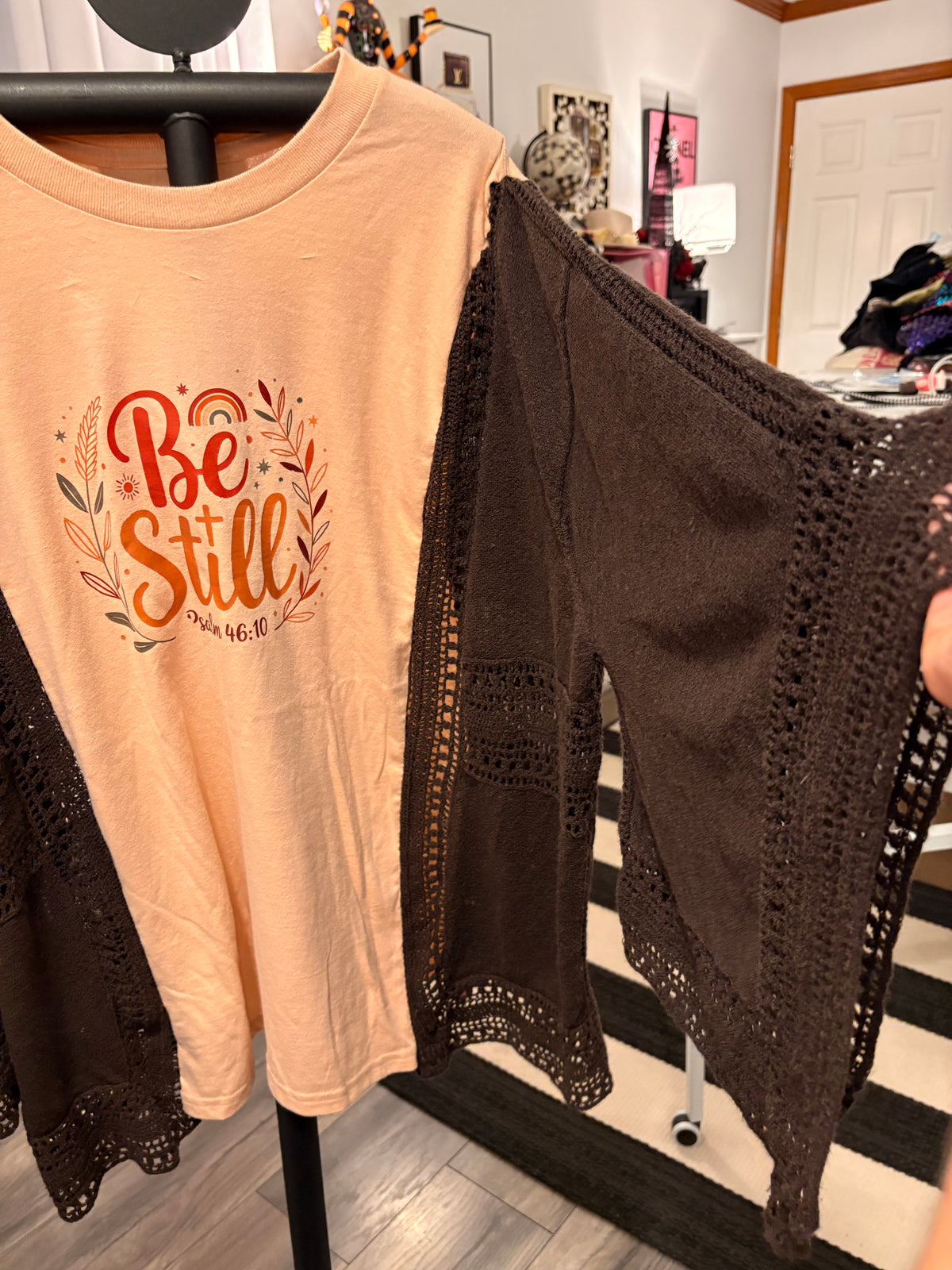 Be Still Sweater Tee One Size Fits Small to XXL