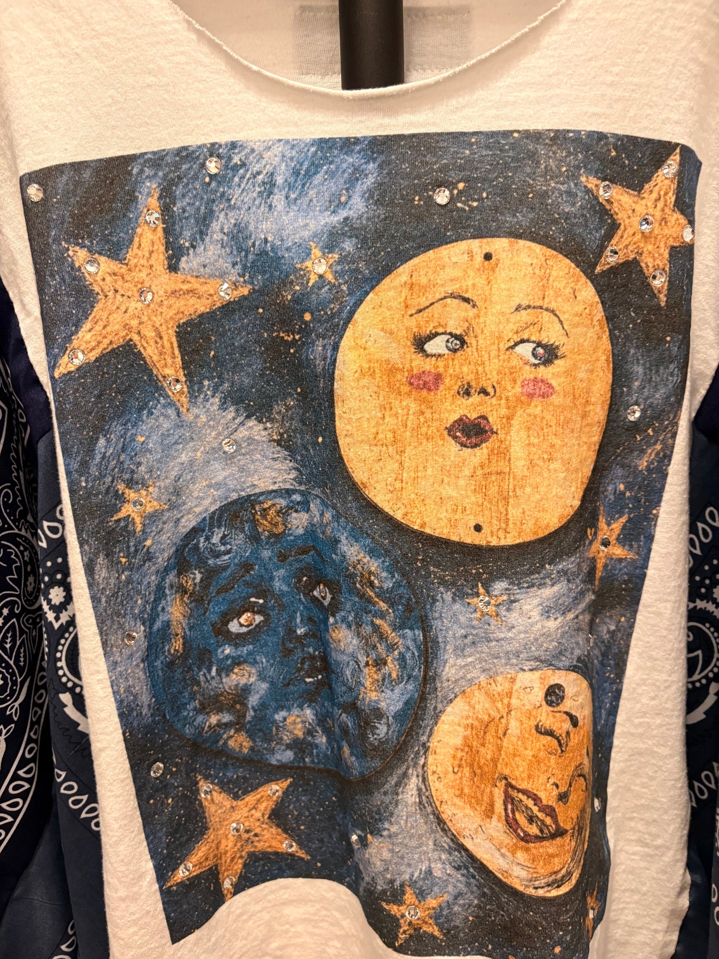Twinkle Bandana Poncho Tee Fits a Small to 3X