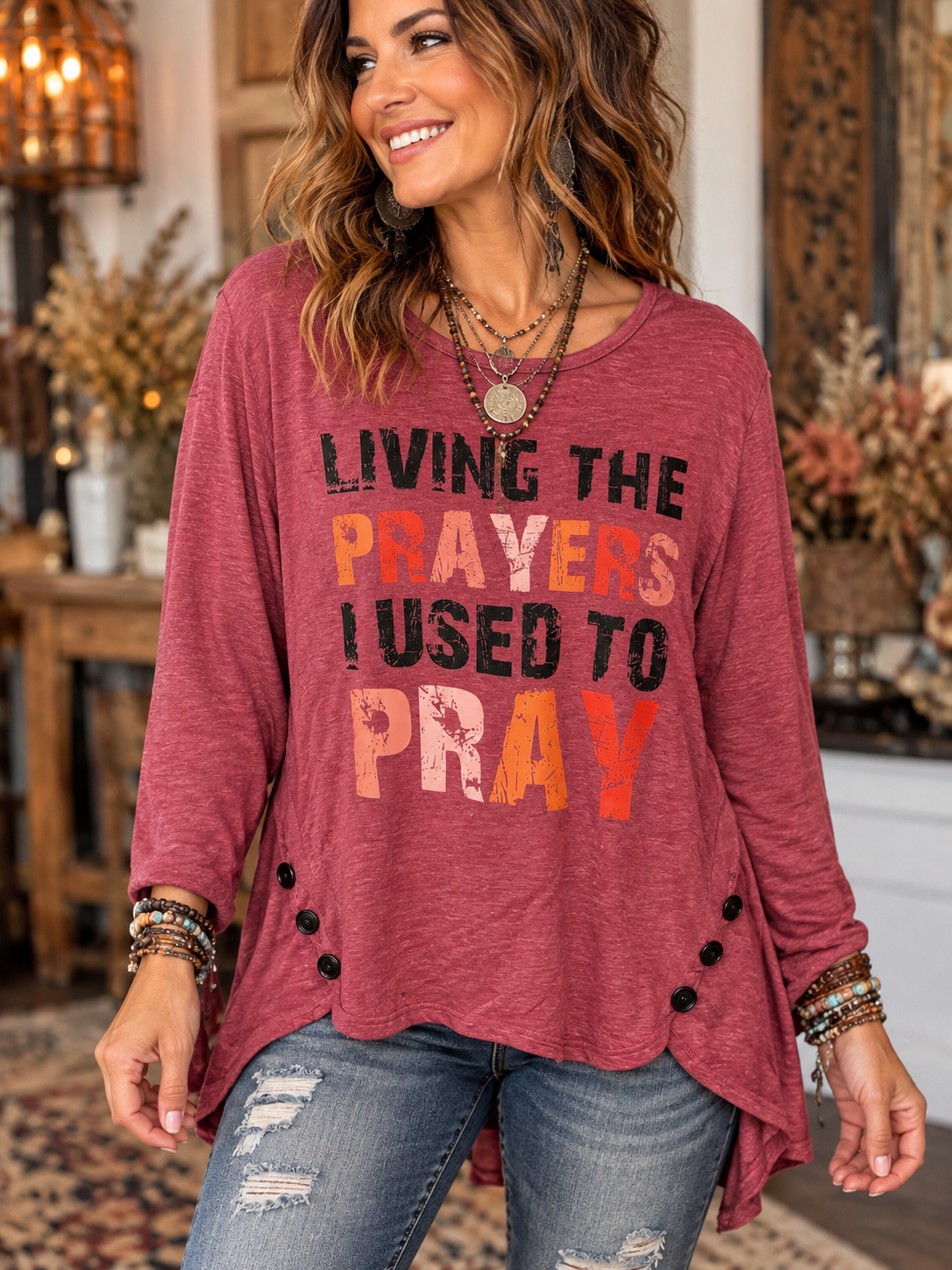 Living Prayers Tee Medium