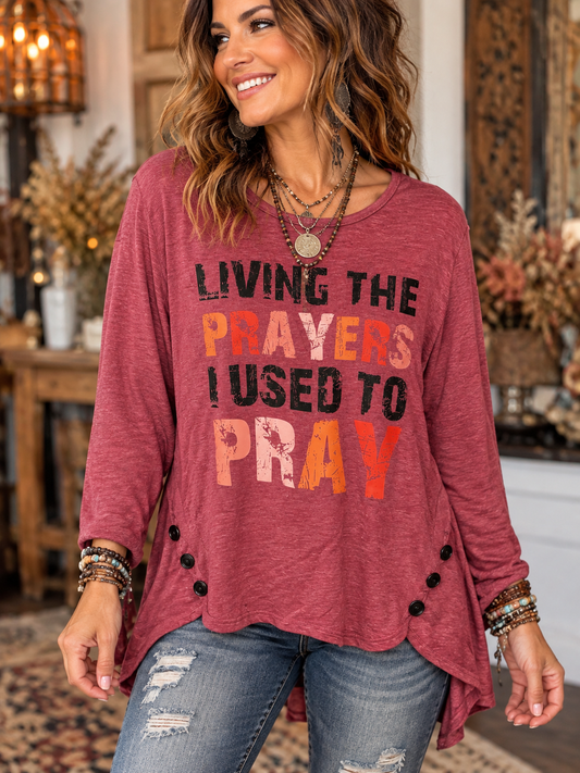 Living Prayers Tee Medium