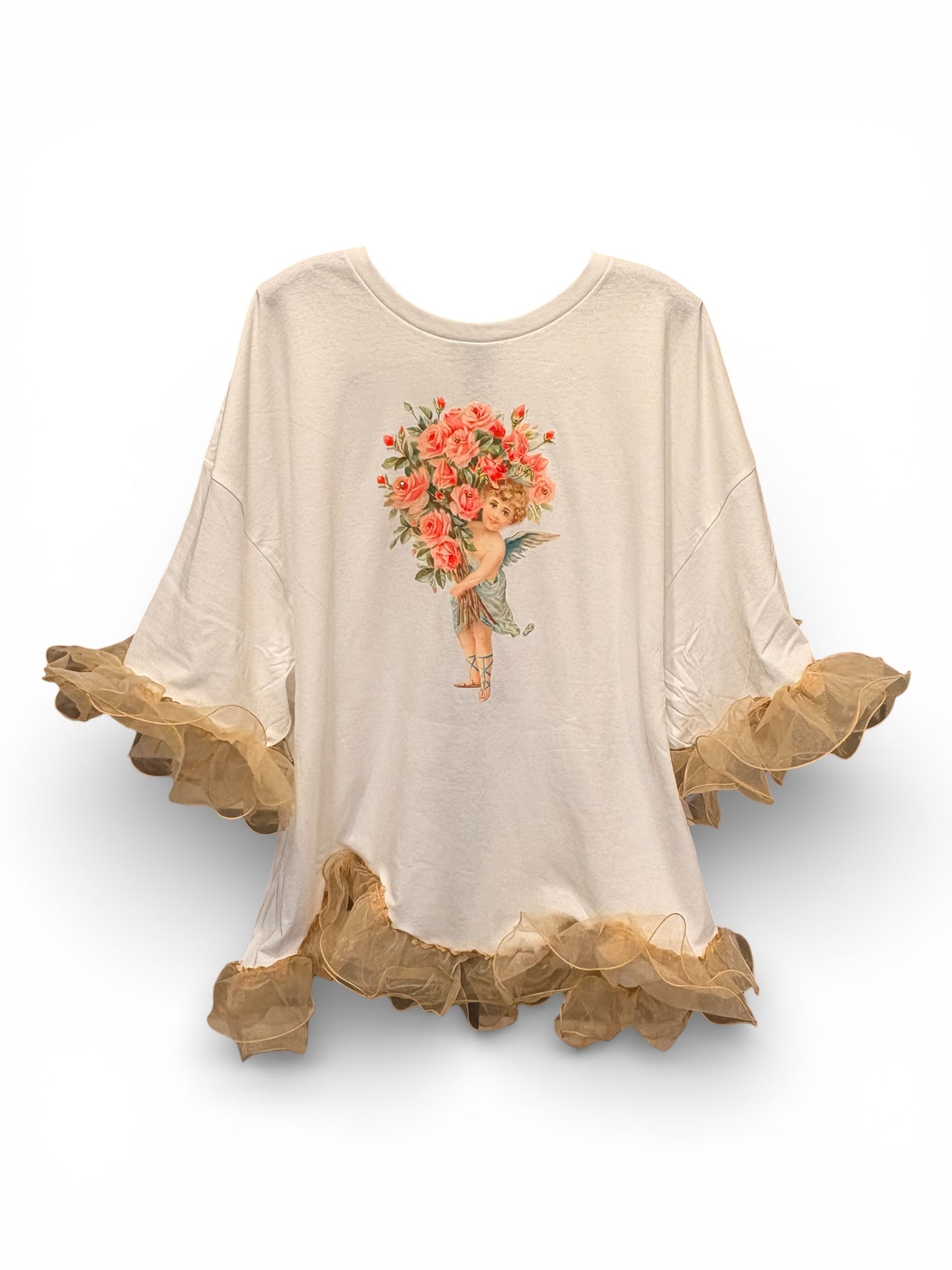 Cupids Bouquet Tee One Size Fits a XL/4X Oversized fit