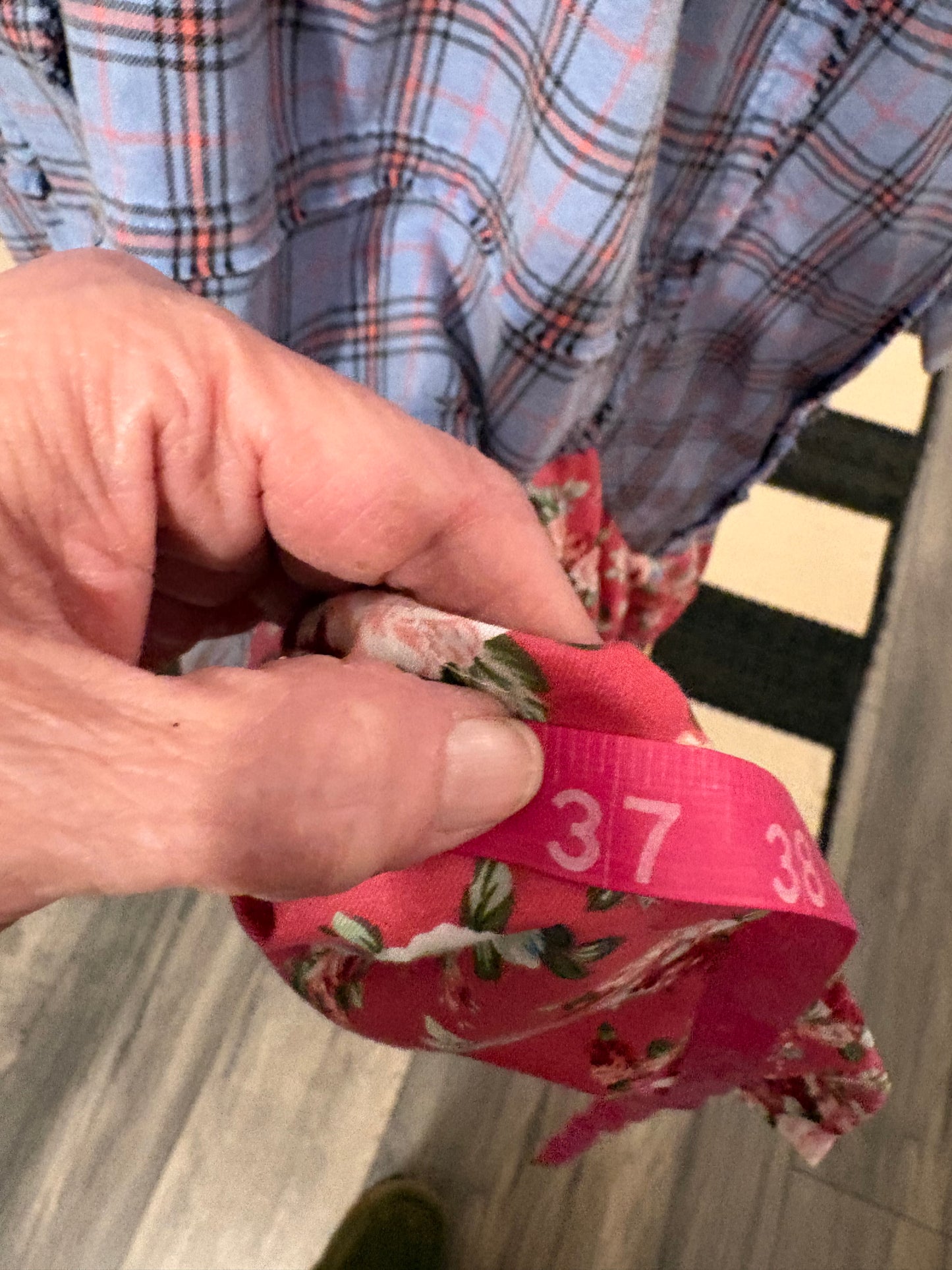 Bethany Upcycled Oversized Frayed Flannel Dress One Size Fits a Small to XXL