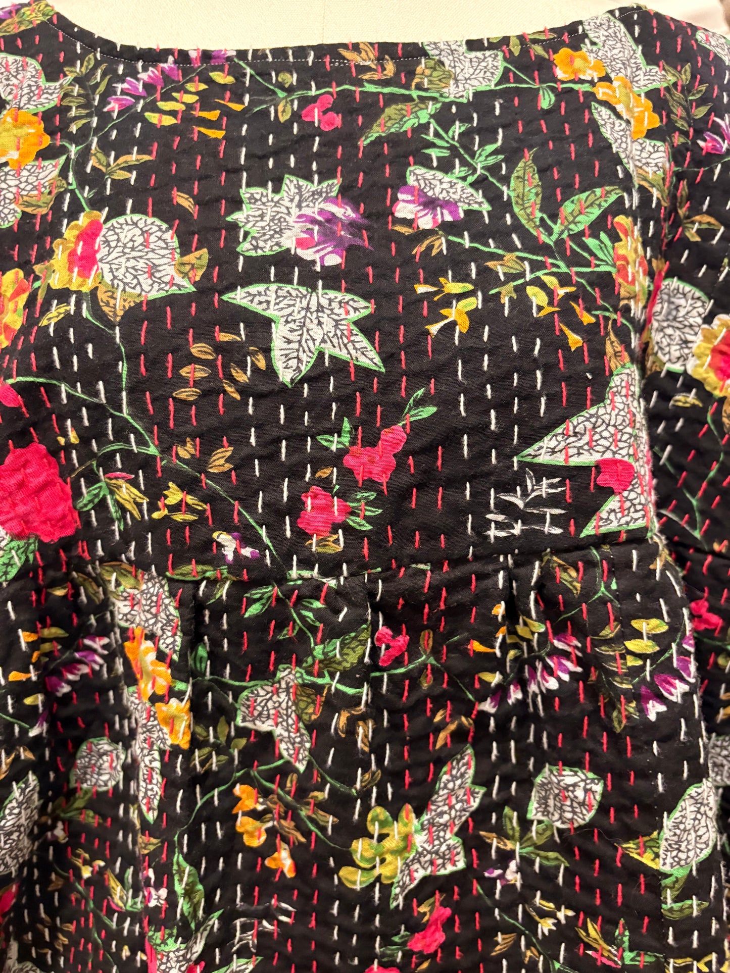 Lee Kantha Circle Top One Size Fits a Small to XL