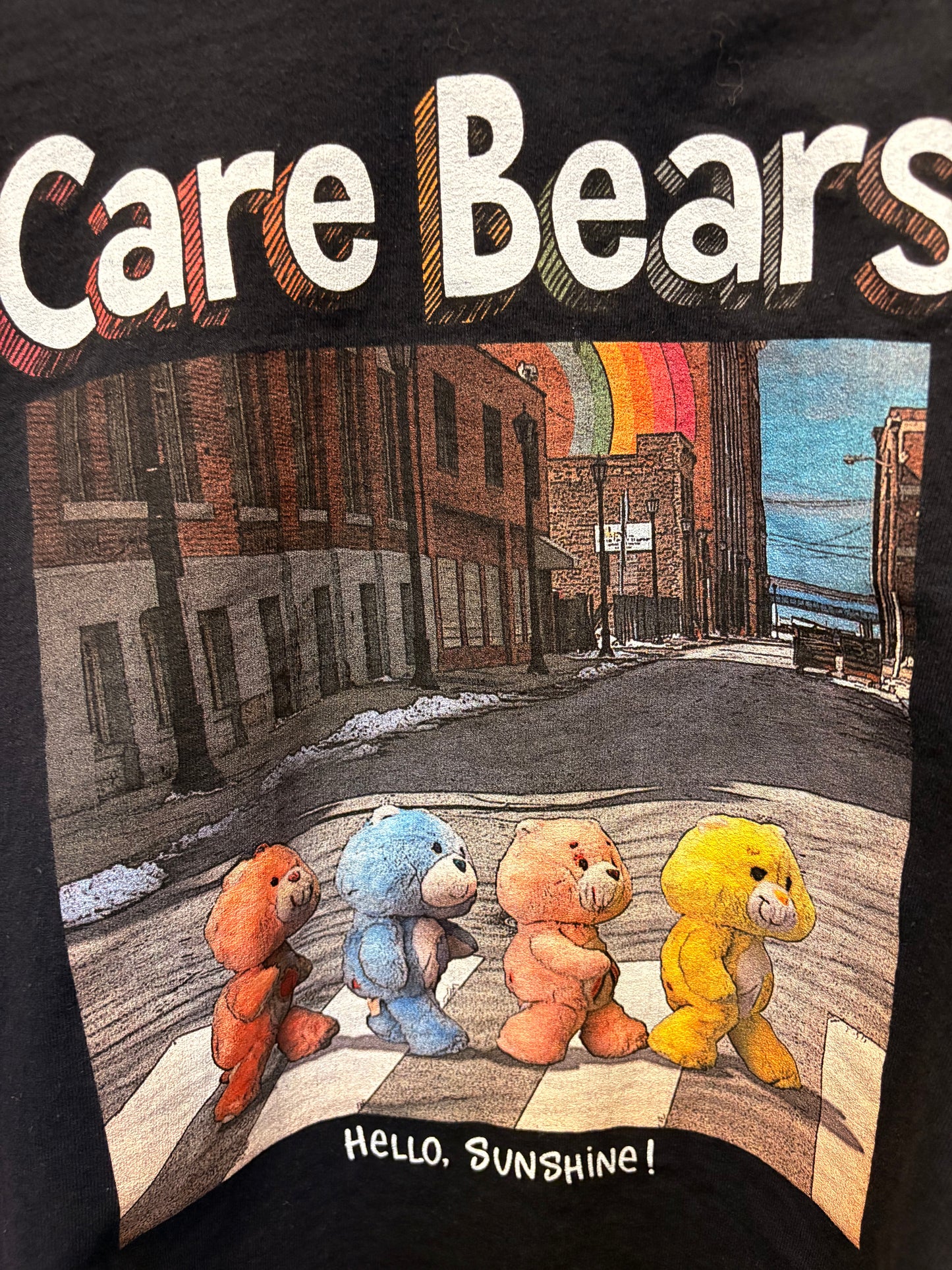 Hello Sunshine Upcycled Vintage Kantha Quilt Poncho Tee One Size Fits a Small to XXL