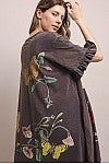 Butterfly Kisses Ruffle Sleeve Maxi Dress