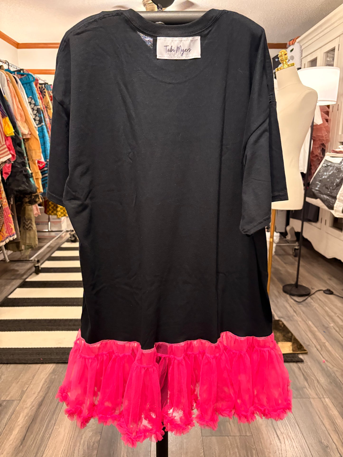 The Flirt Rockstar Ruffle Dress/Top One Size Fits a Small to XXL