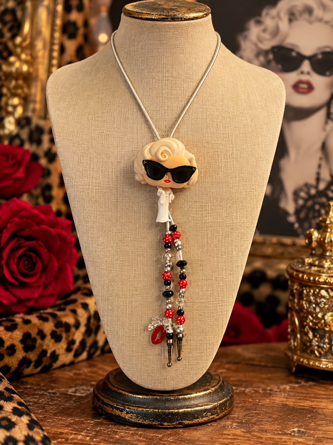 Marilyn Handmade Bolo Necklace