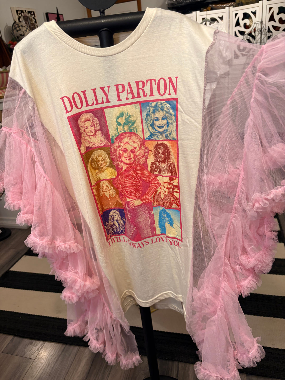I Will Always Love You Rockstar Tee One Size Fits Small to 3X