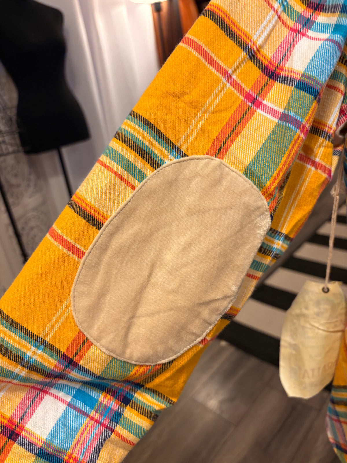 Dulce Plaid Peplum Jacket by Aratta