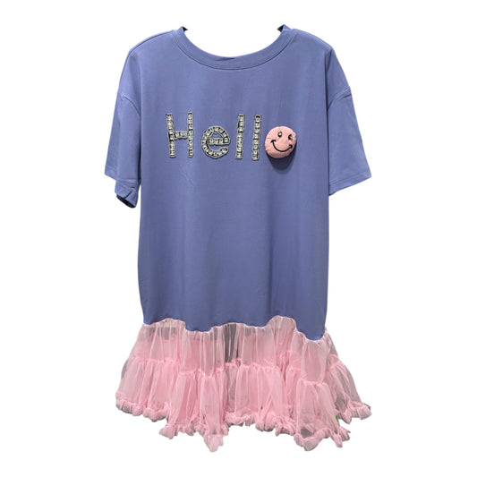 Hello Rockstar Tutu Tee One Size Fits a Small to XL