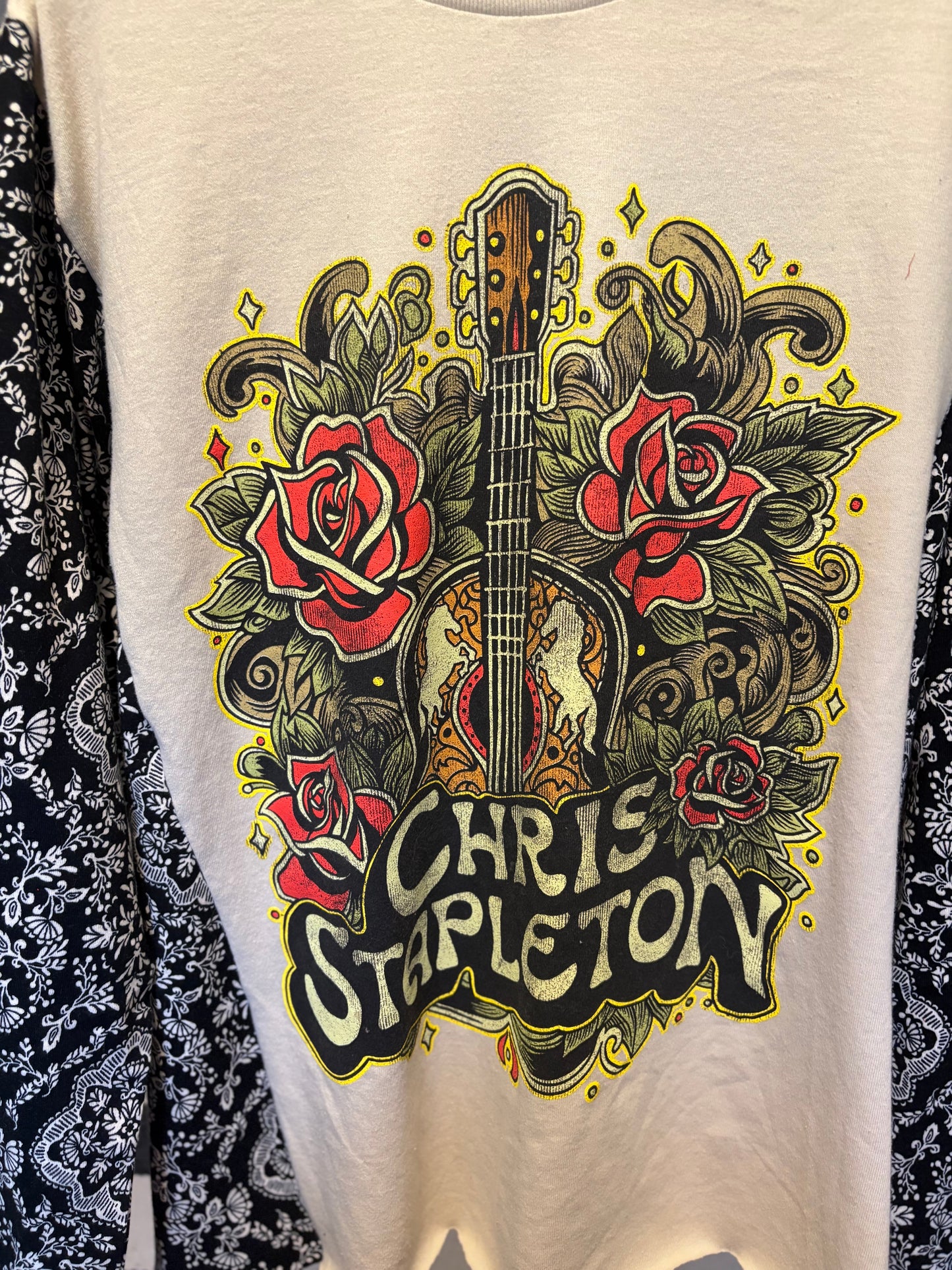 Tennessee Whiskey Upcycled Long Sleeve Knit Tee One Size Fits a Small to XXL