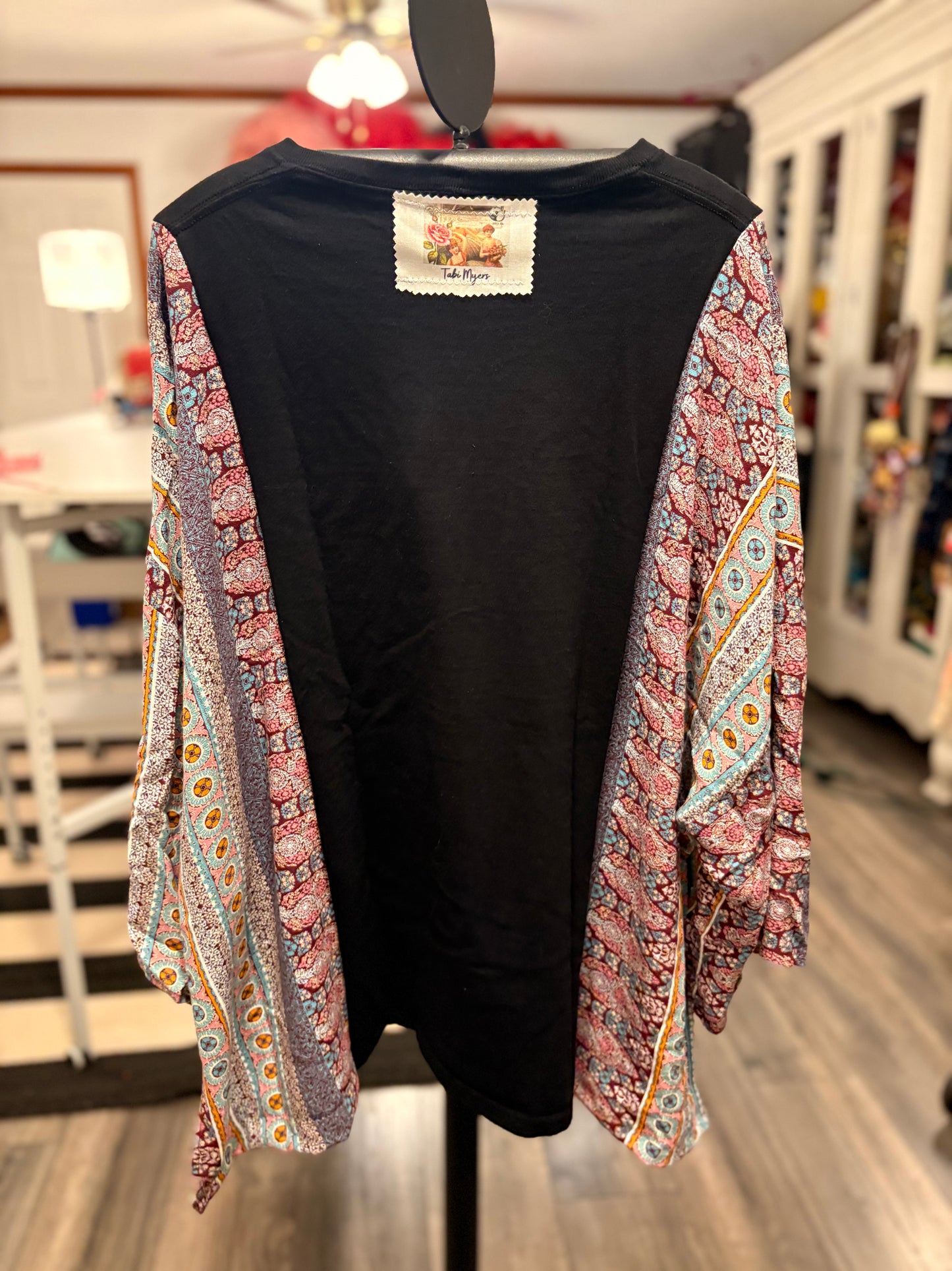Incubus Upcycled Kimono Tee One Size Fits a Small to XXL