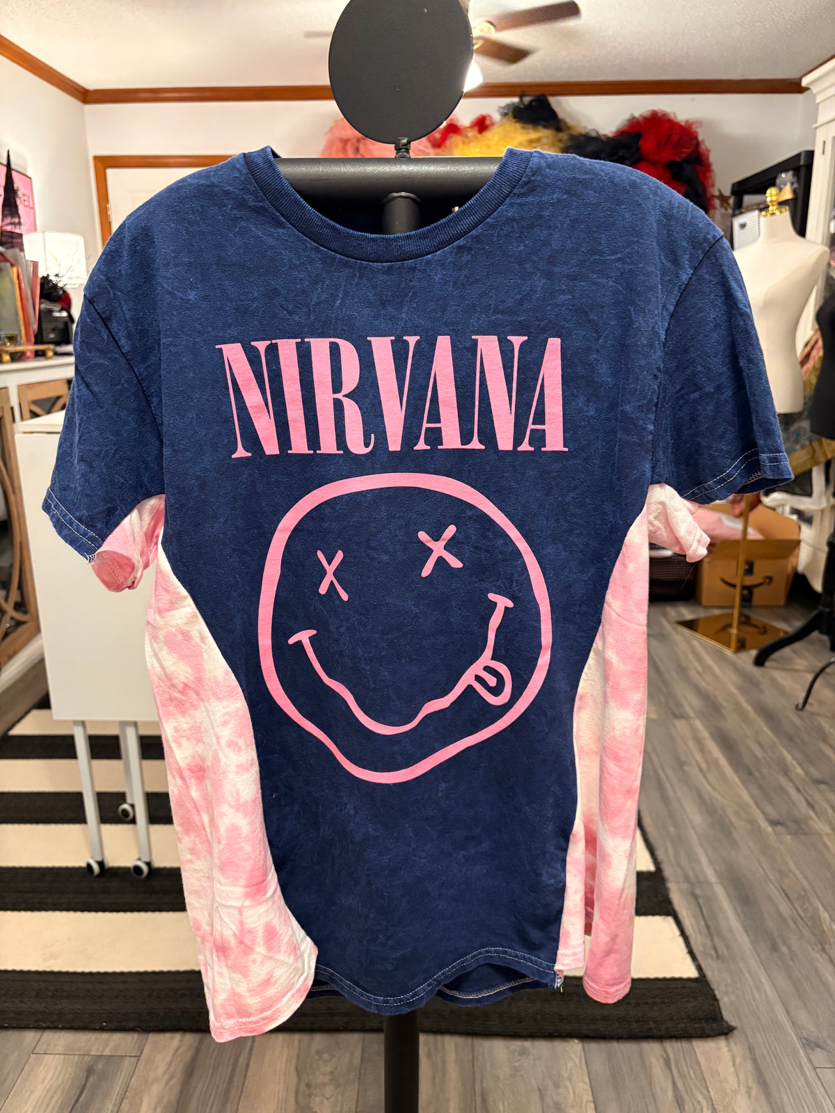 Teen Spirit Upcycled Tee One Size Fits an Small to Large