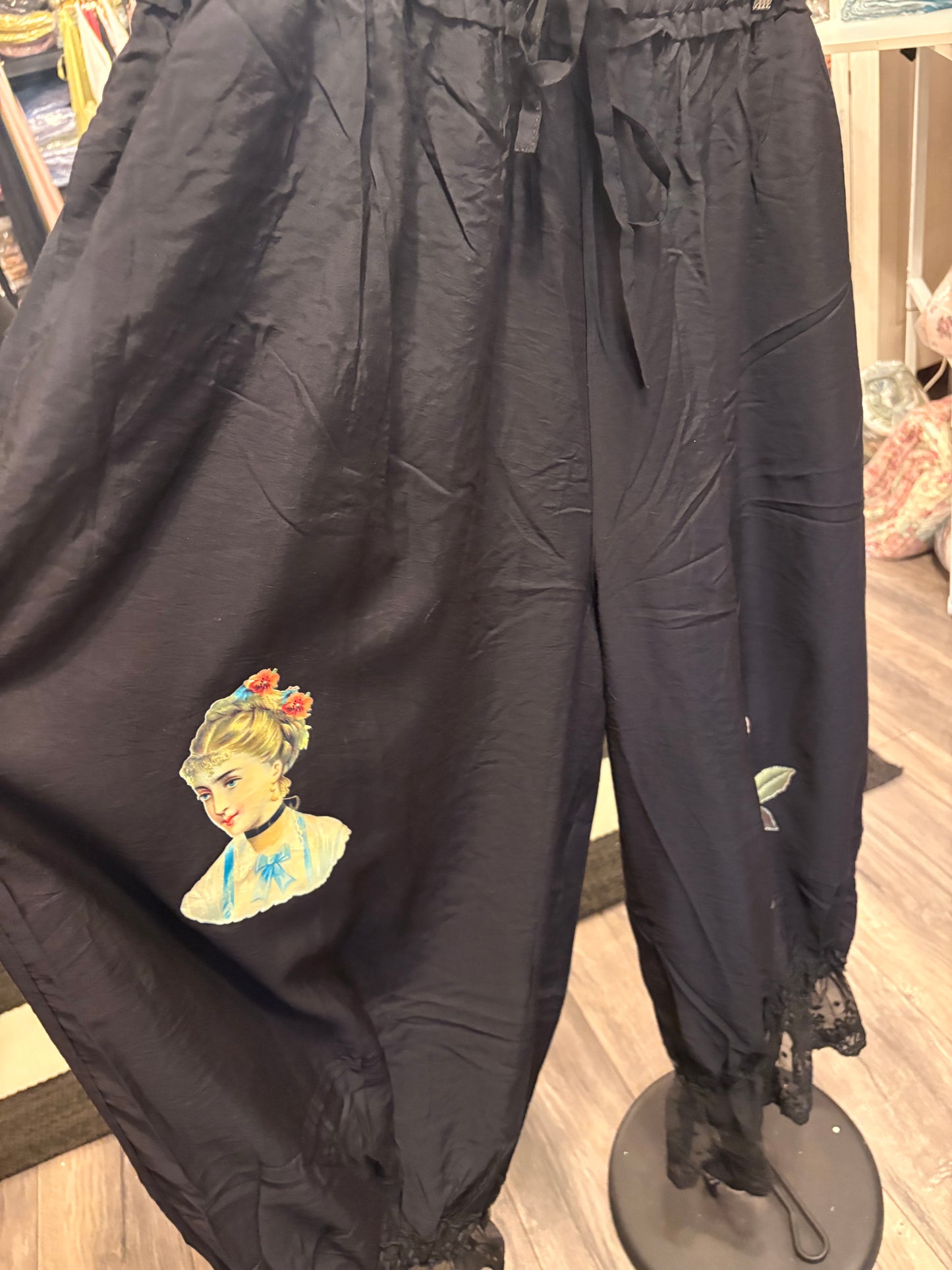 Black Beauty Upcycled Bloomers OVERSIZED Fits An XL to 3X