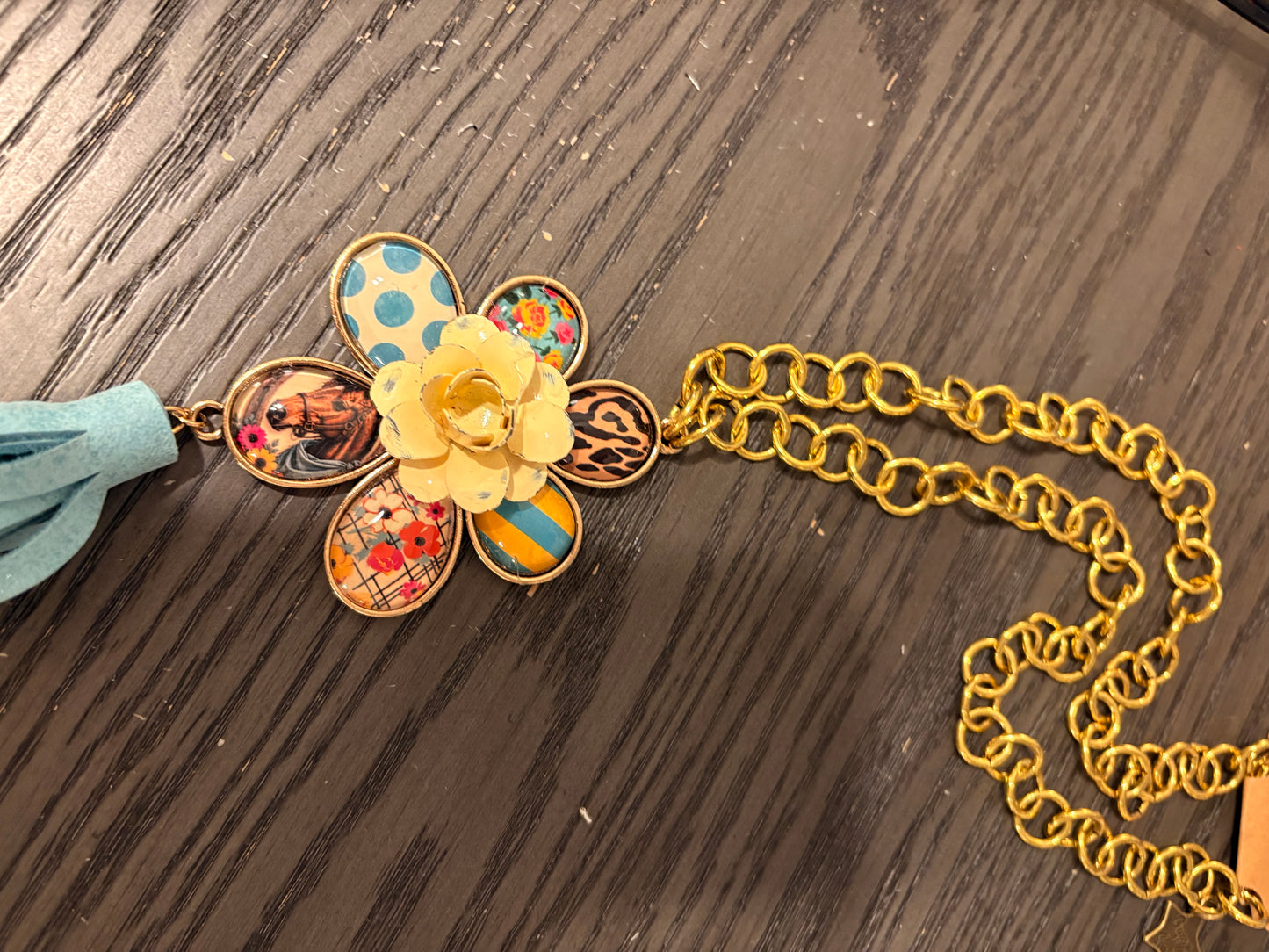 Flower Power Handcrafted  Necklace