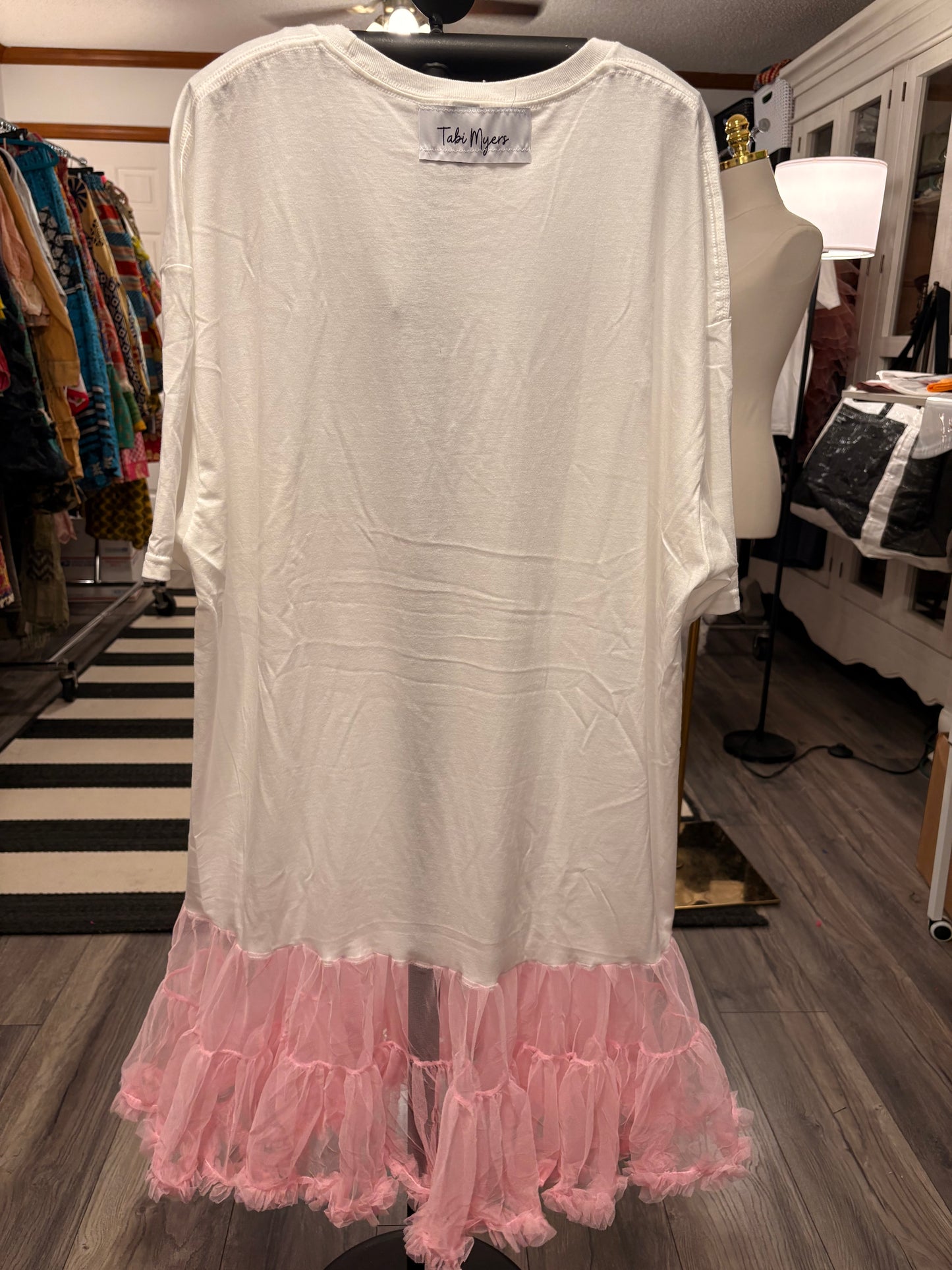 Bad and Bougie Rockstar Ruffle Dress/Top One Size Fits a Small to 3X