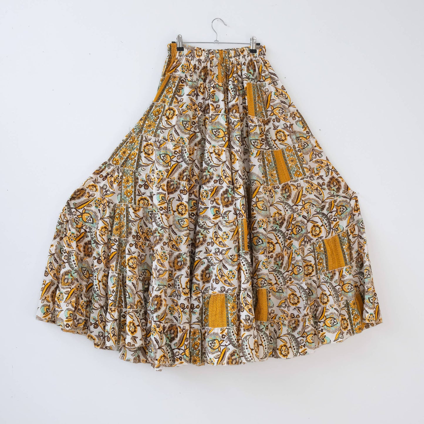 Flowy Fairycore Tiered Long Boho Skirts