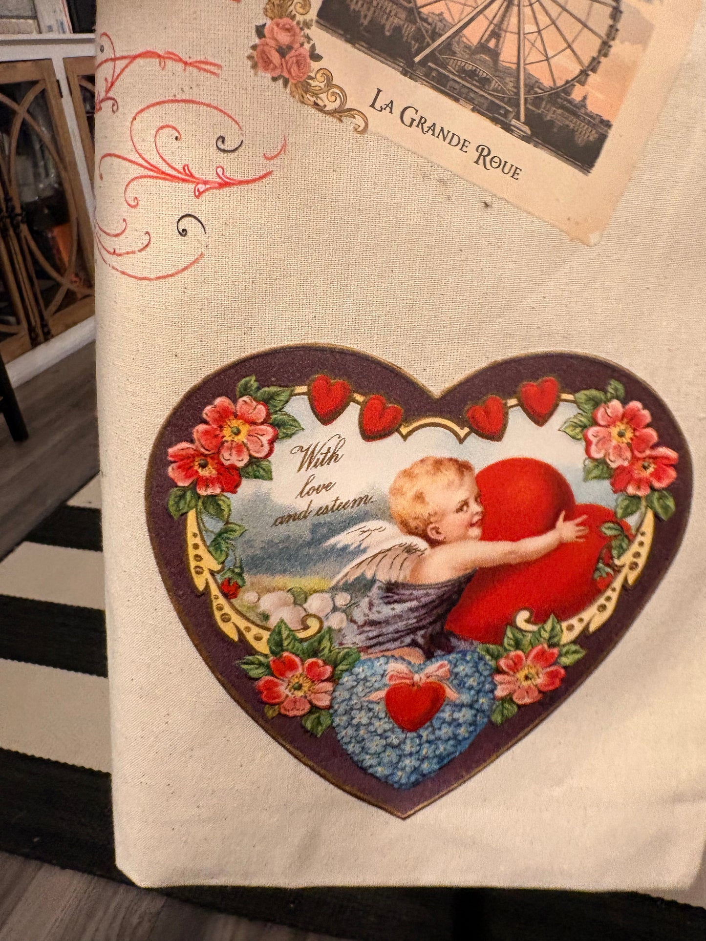 A Little Romance Junk Tote