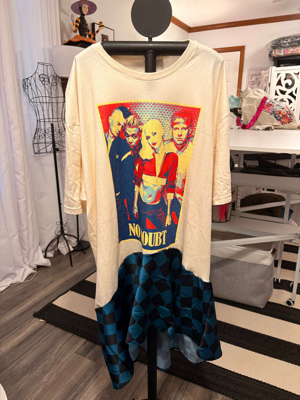 Hey Baby Hi/Lo Asymmetrical Tee Dress One Size Fits a Small to 3X