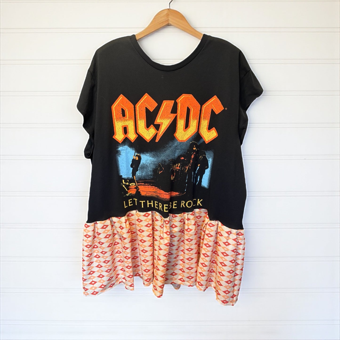 AC/DC Peekaboo Rockstar Dress One Size Fits Most
