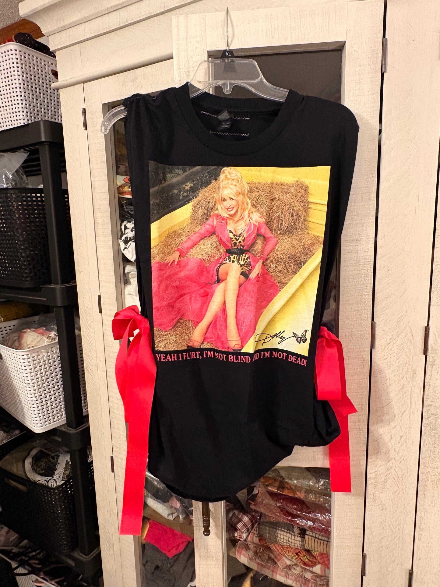 The Flirt Upcycled Ribbon Tank One Size Fits Small to 2X