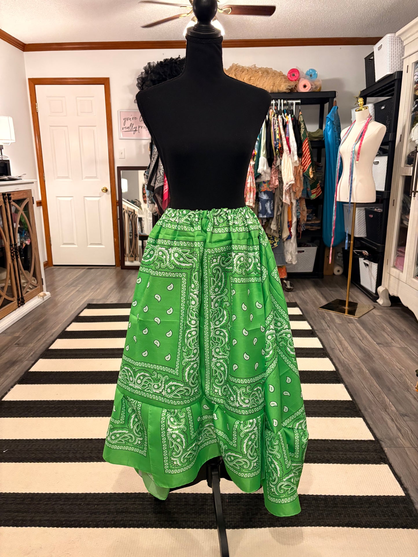 Claire Bandana Dress/Skirt Fits a Small to 3X