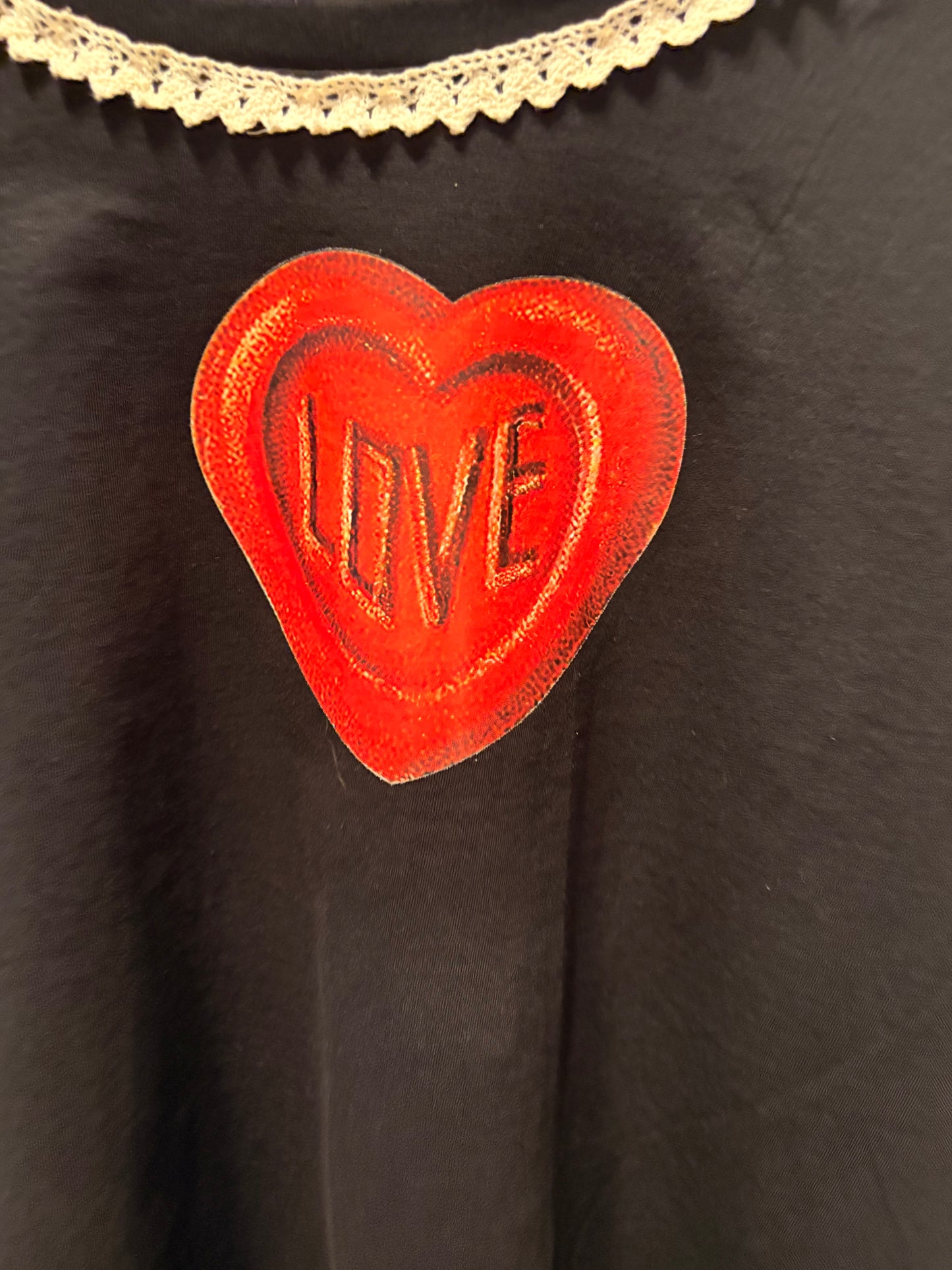 LOVE “Junk” Tee One Size Fits a Large to 3X Oversized