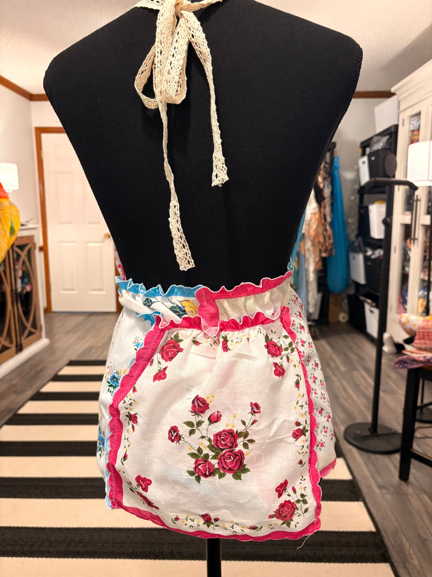 Lilly Upcycled Hankie Top One Size Fits a 8-14