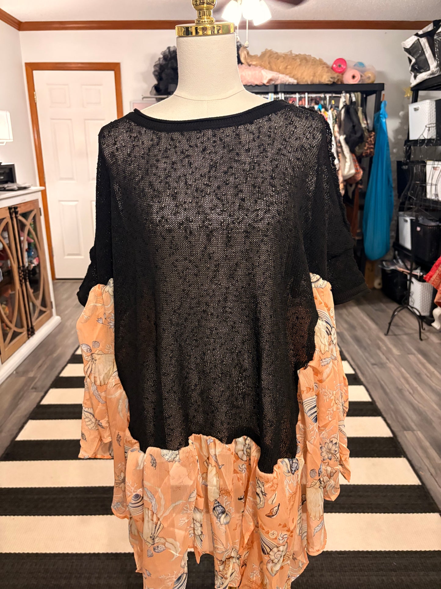 Mermaid Angel Poncho One Size Fits a Large to 3X