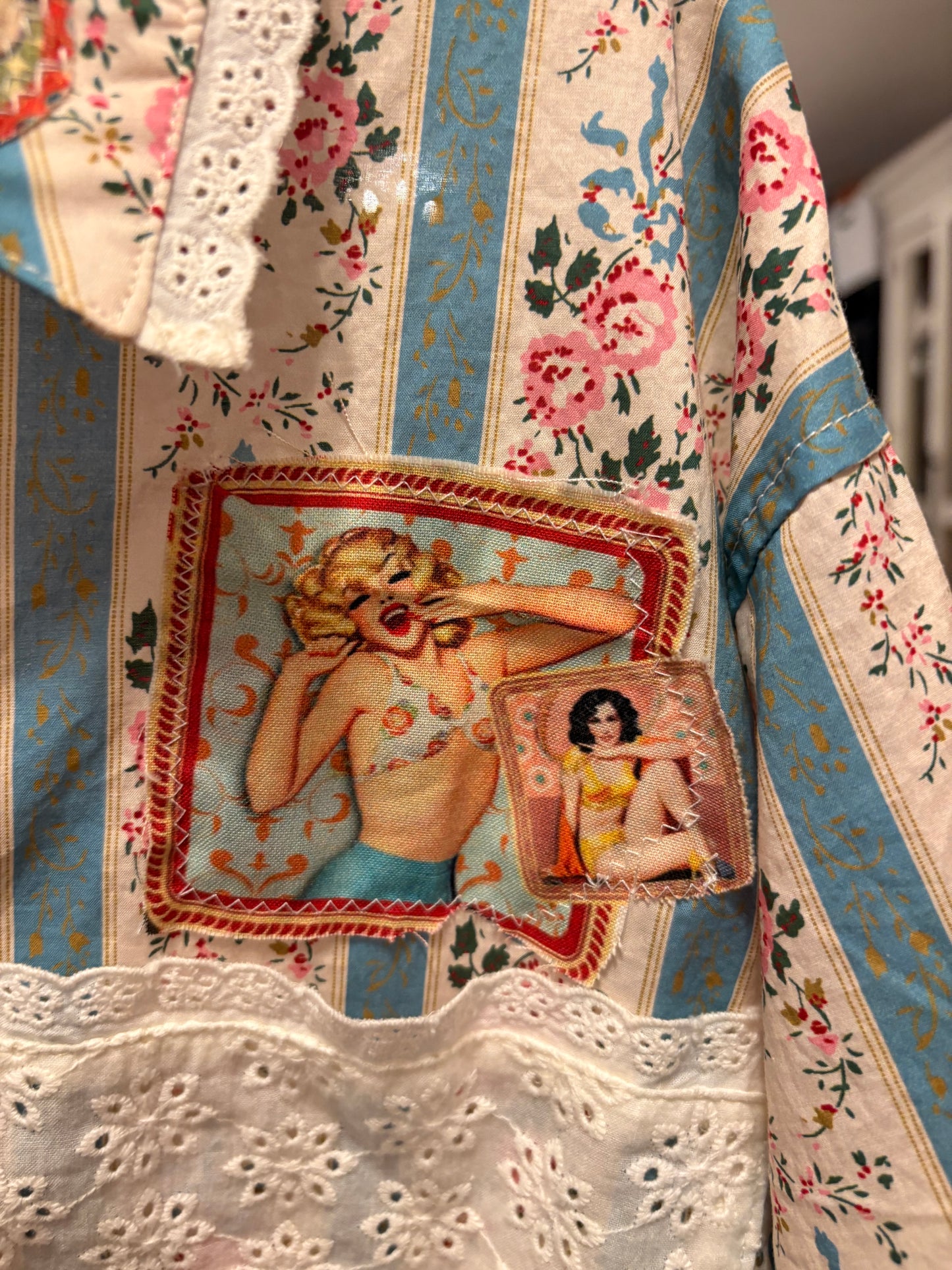 Pin Up Prairie Top One Size Fits a Small to XL