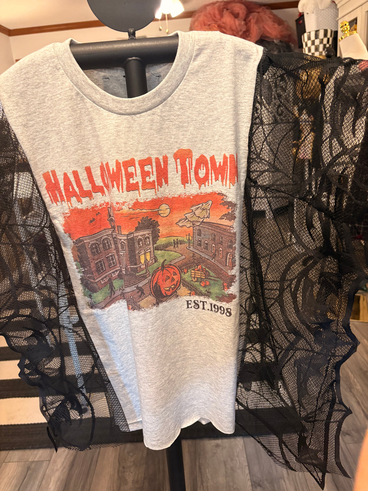 Being Normal is Vastly Overrated Spiderweb Poncho Tee One Size Fits Small to XXL