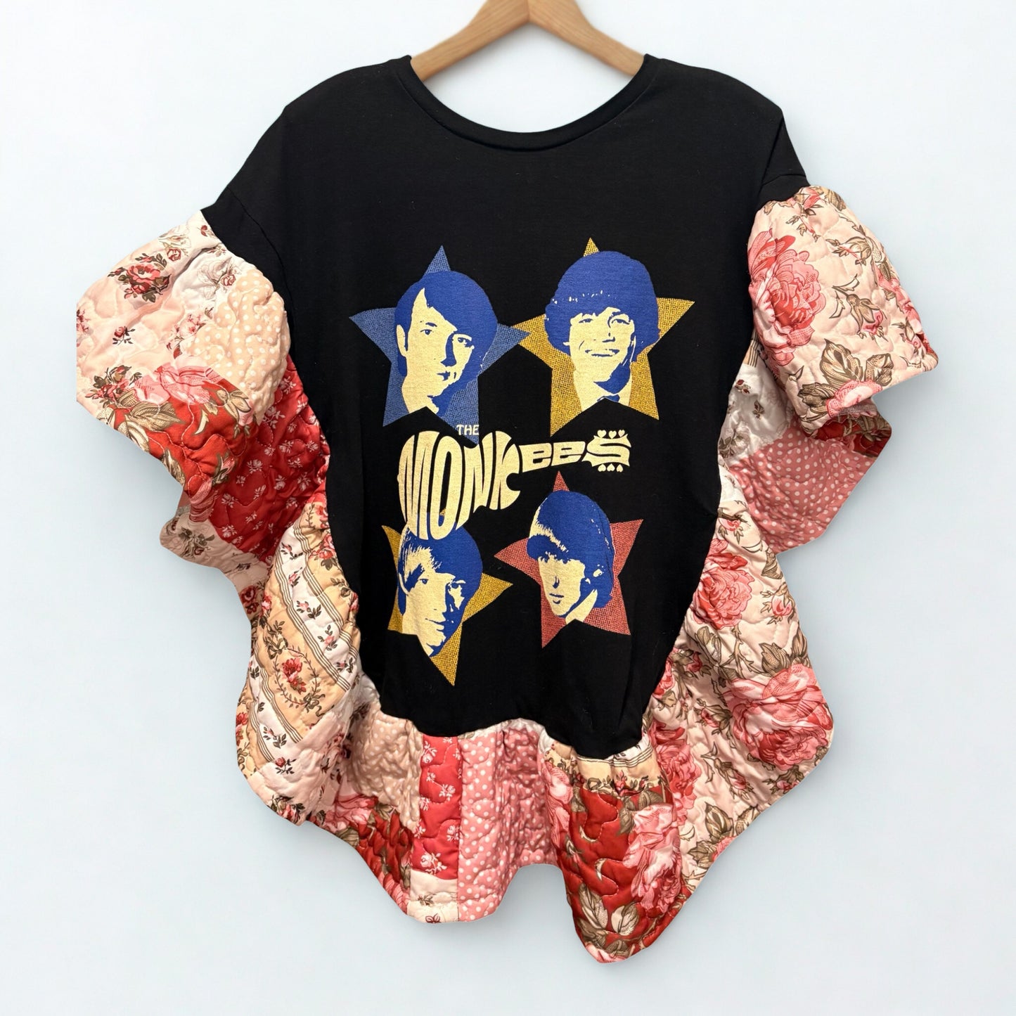 Monkees Quilted Rock Angel Poncho One Size Fits a Medium to XXL Oversized