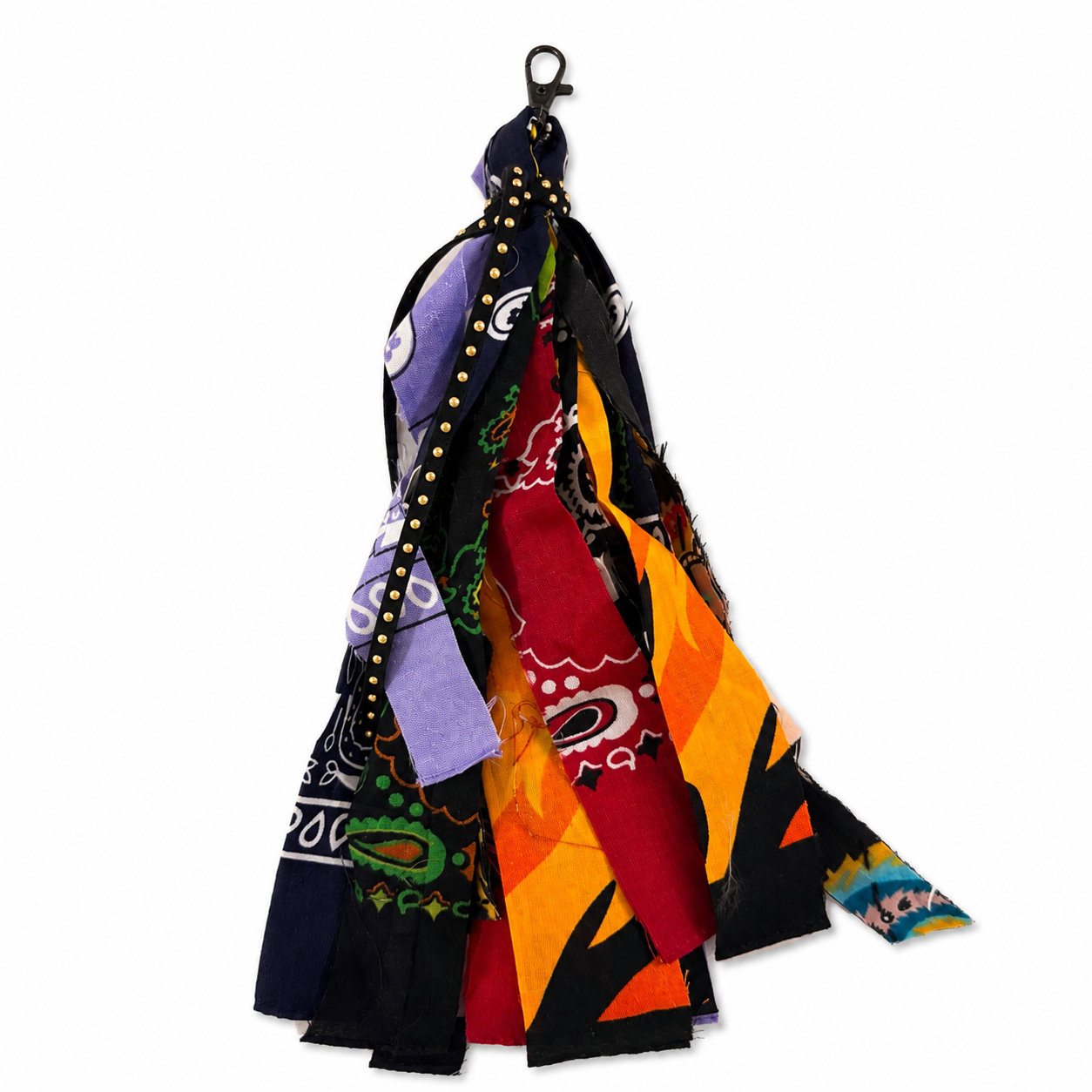 Dana Bandana Tassel Purse Charm/Keyring