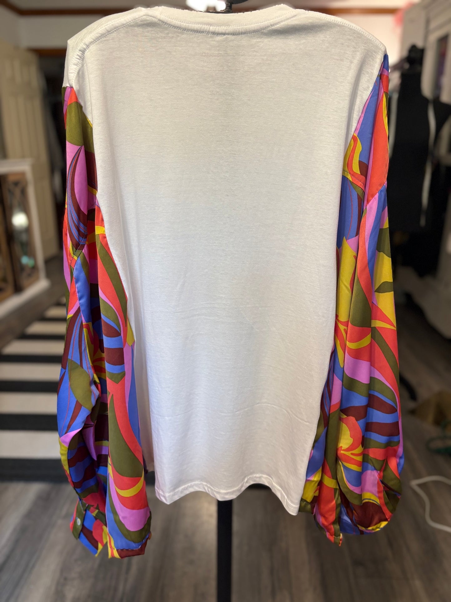 Alanis Upcycled Tee One Size Fits a Small to 3X