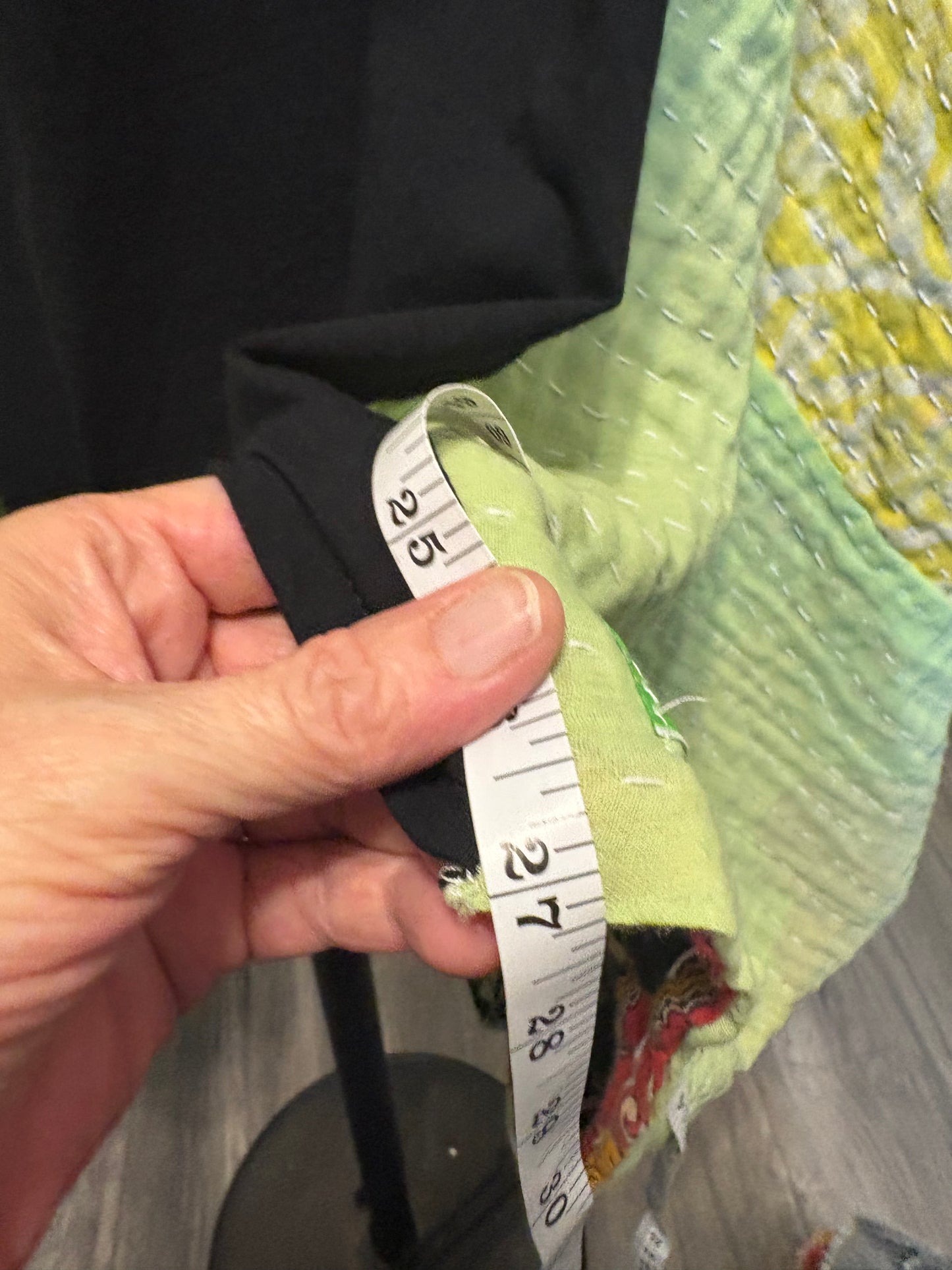 Alright Upcycled Vintage Kantha Poncho Tee One Size Fits a Large to 3X