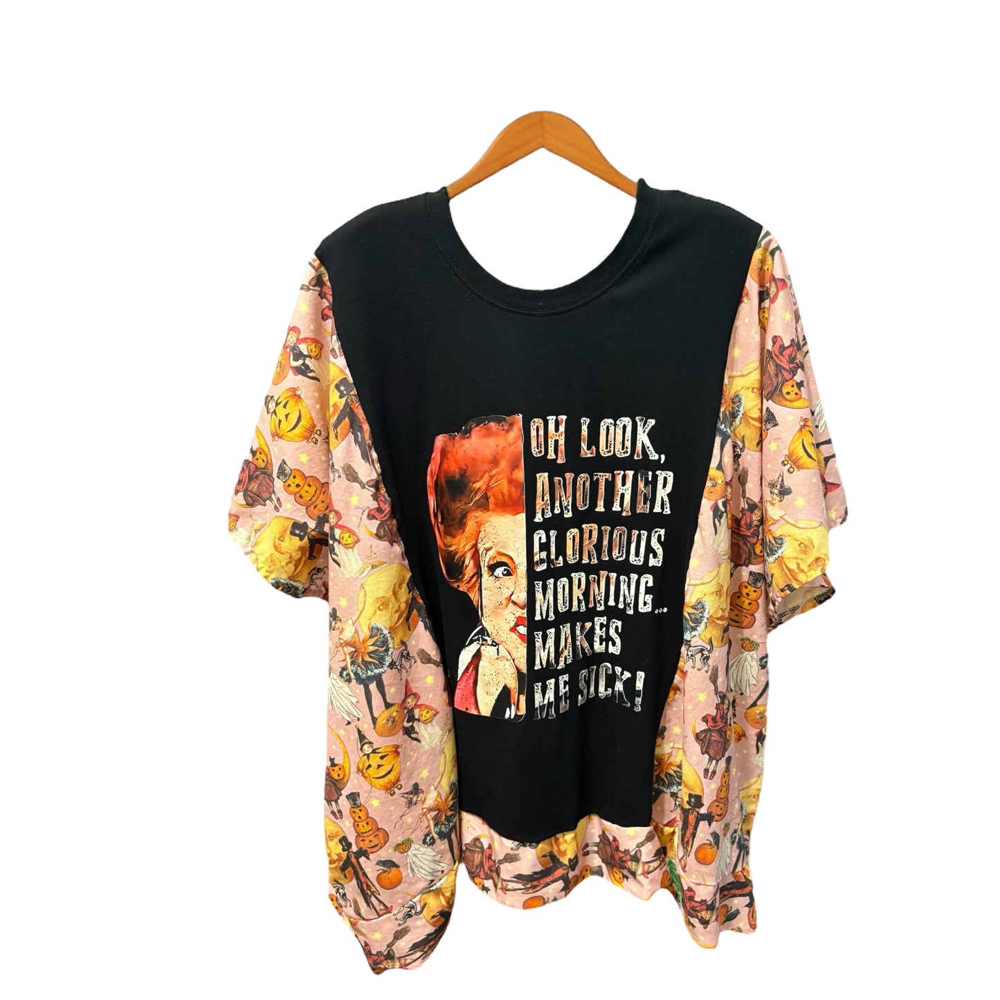 Glorious Morning Upcycled Tee Tunic Fits a Small to XXL
