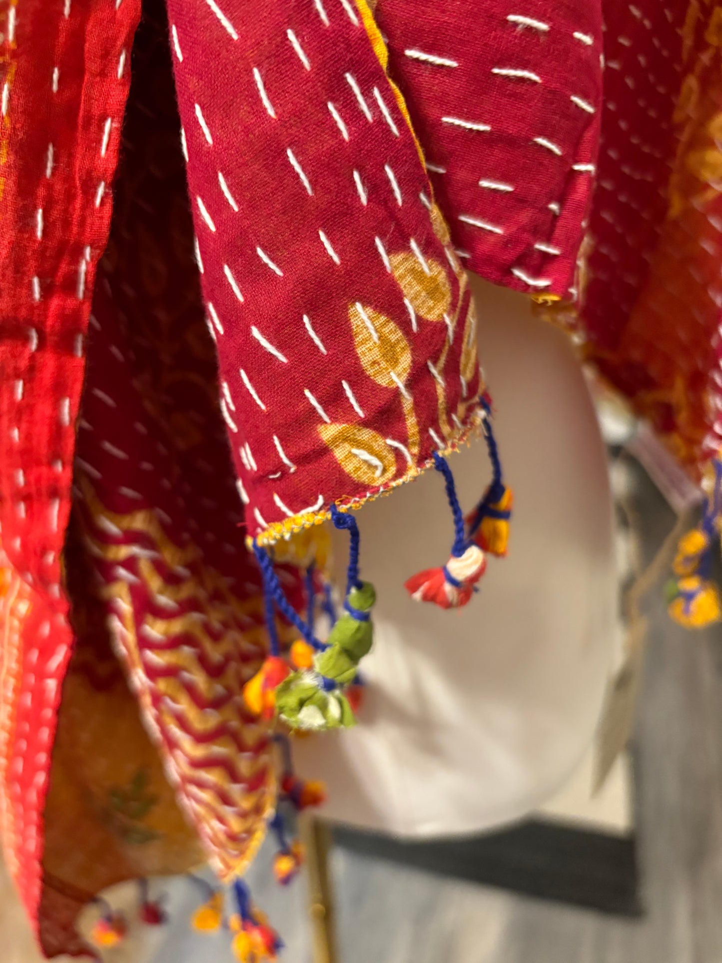 Courtney Cotton Kantha Scarf